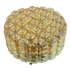 Beautiful Circles Shape Bubble Glass Ceiling Light Flush Mount, Germany, 1960s