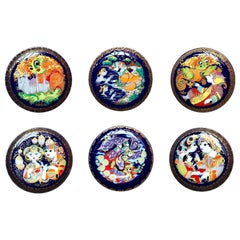 Vintage Beautiful Collectible Plates Bjorn Wiinblad, Rosenthal, Germany, 1970s
