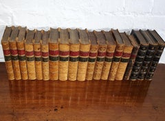 Beautiful Collection of 19th Century, Leather Bound English Books