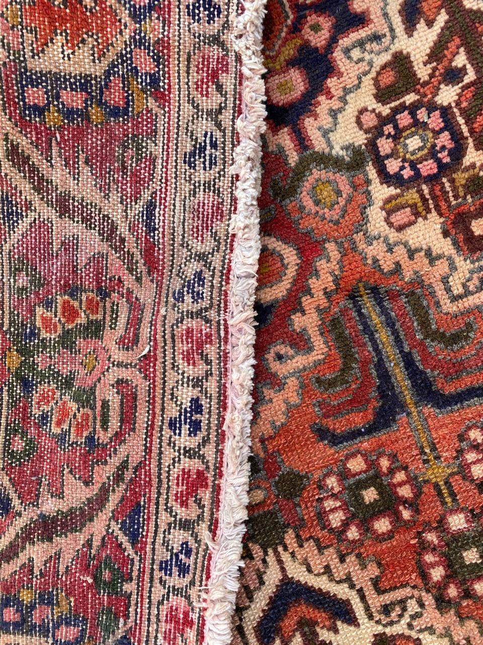 Bobyrug's Beautiful Colourful Vintage Bakhtiari Rug (tapis vintage Bakhtiari) en vente 9