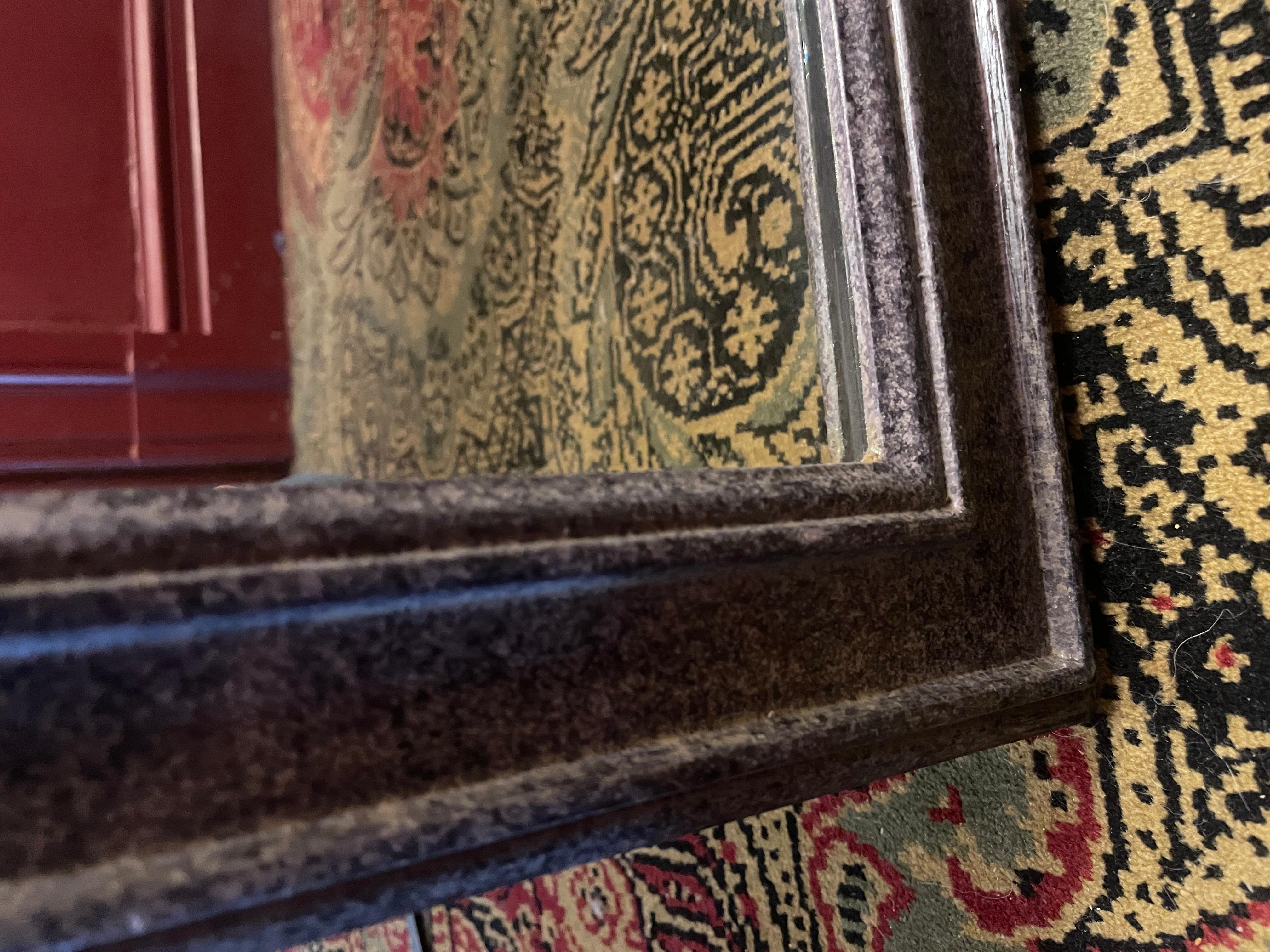Francese Bellissimo specchio contemporaneo di Paris Plain Glass in vendita