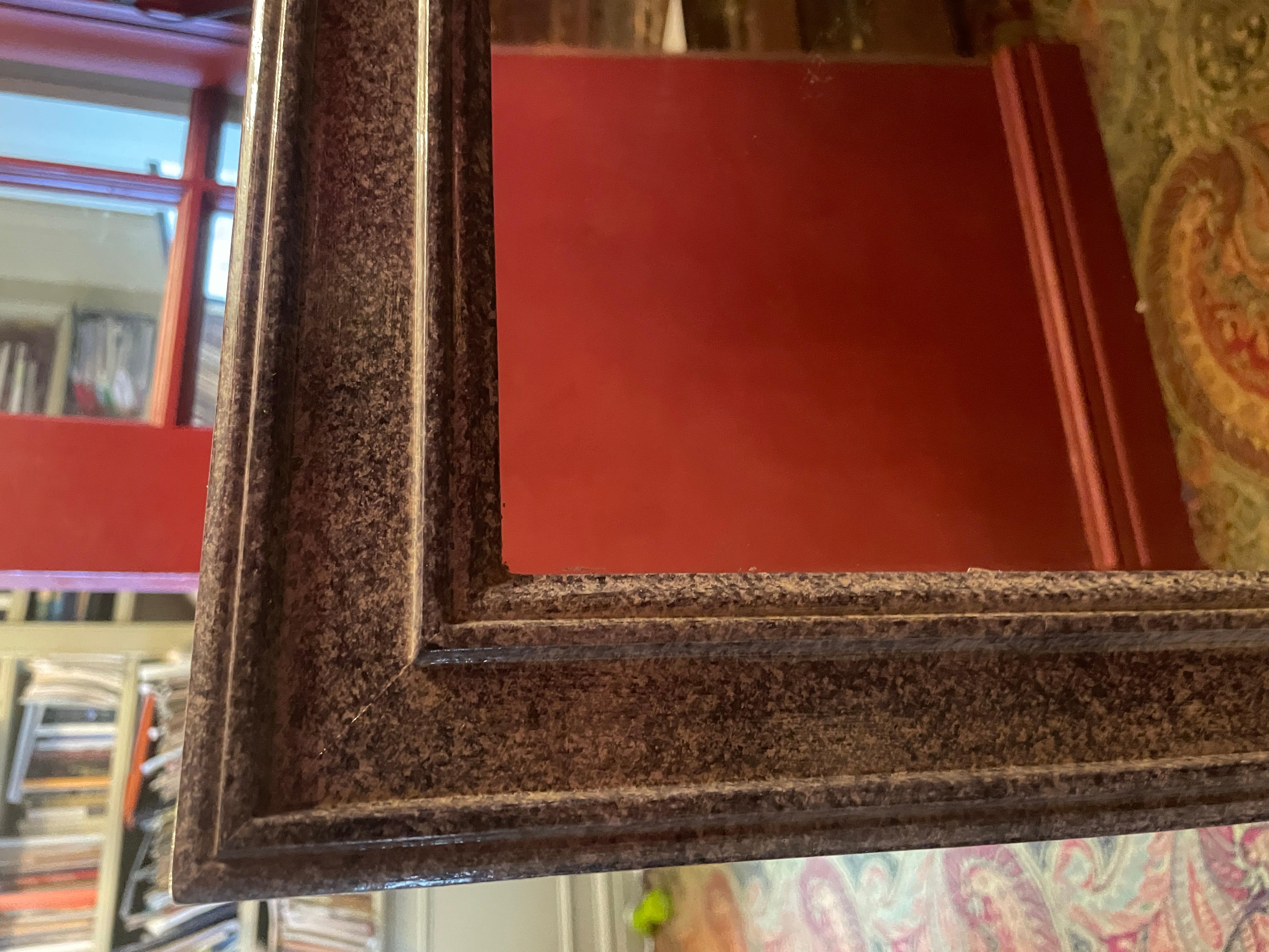 Dipinto Bellissimo specchio contemporaneo di Paris Plain Glass in vendita