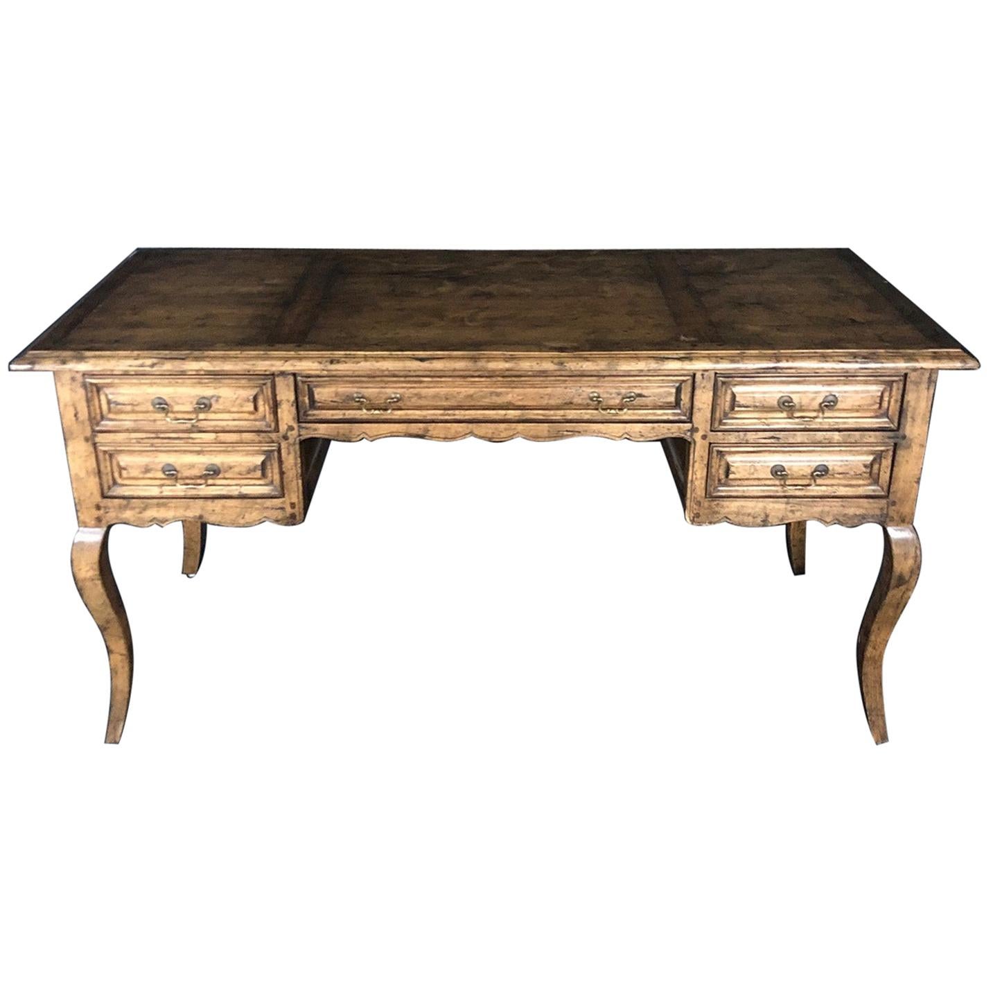 Beautiful Country French Provincial Desk by Guy Chaddock