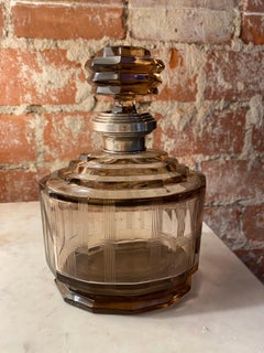 Beautiful Crystal Bottle Italy 1960s