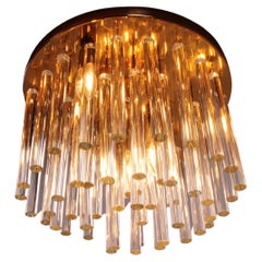 Retro Beautiful crystal chandelier or ceiling lamp 1960, Germany
