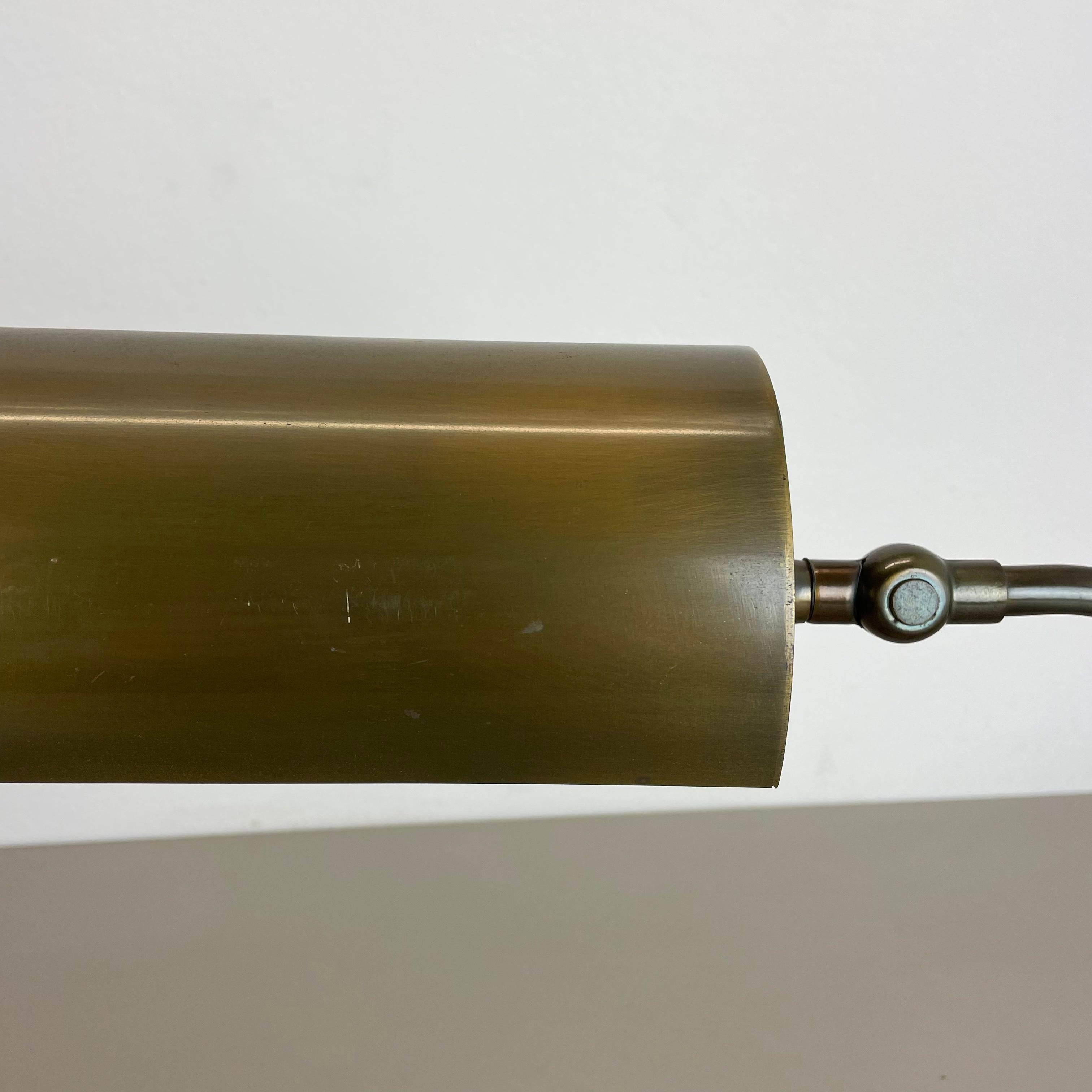Beautiful Cubic Original Modernist Brass Metal Table Light, Germany, 1970s For Sale 5