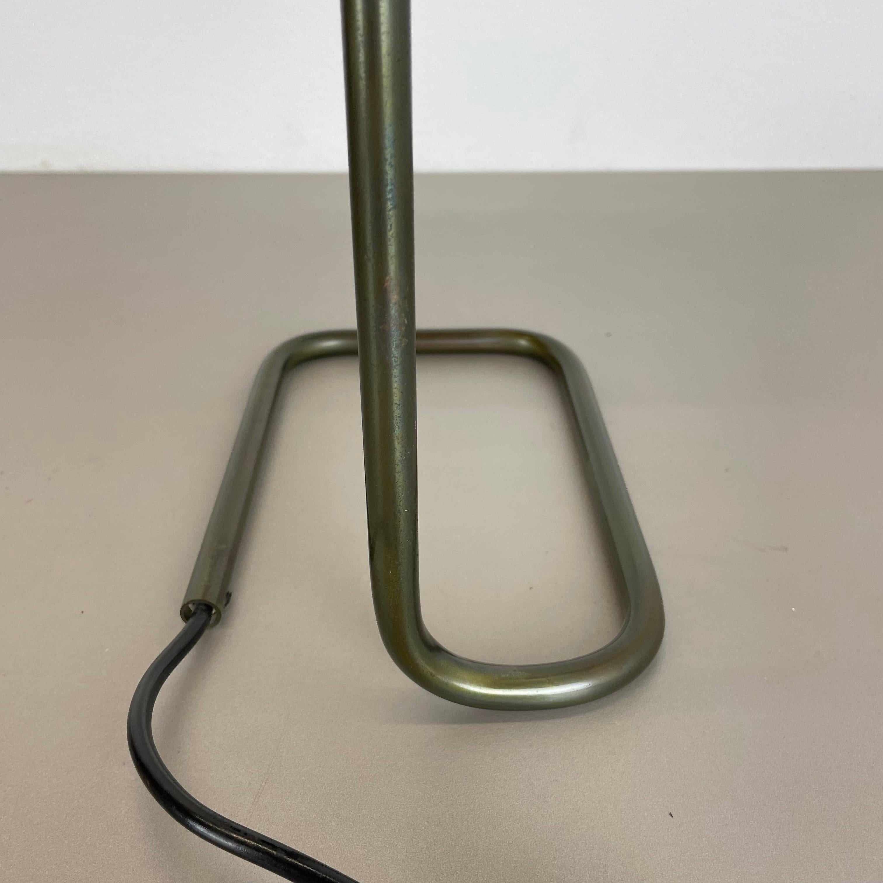 Beautiful Cubic Original Modernist Brass Metal Table Light, Germany, 1970s For Sale 11