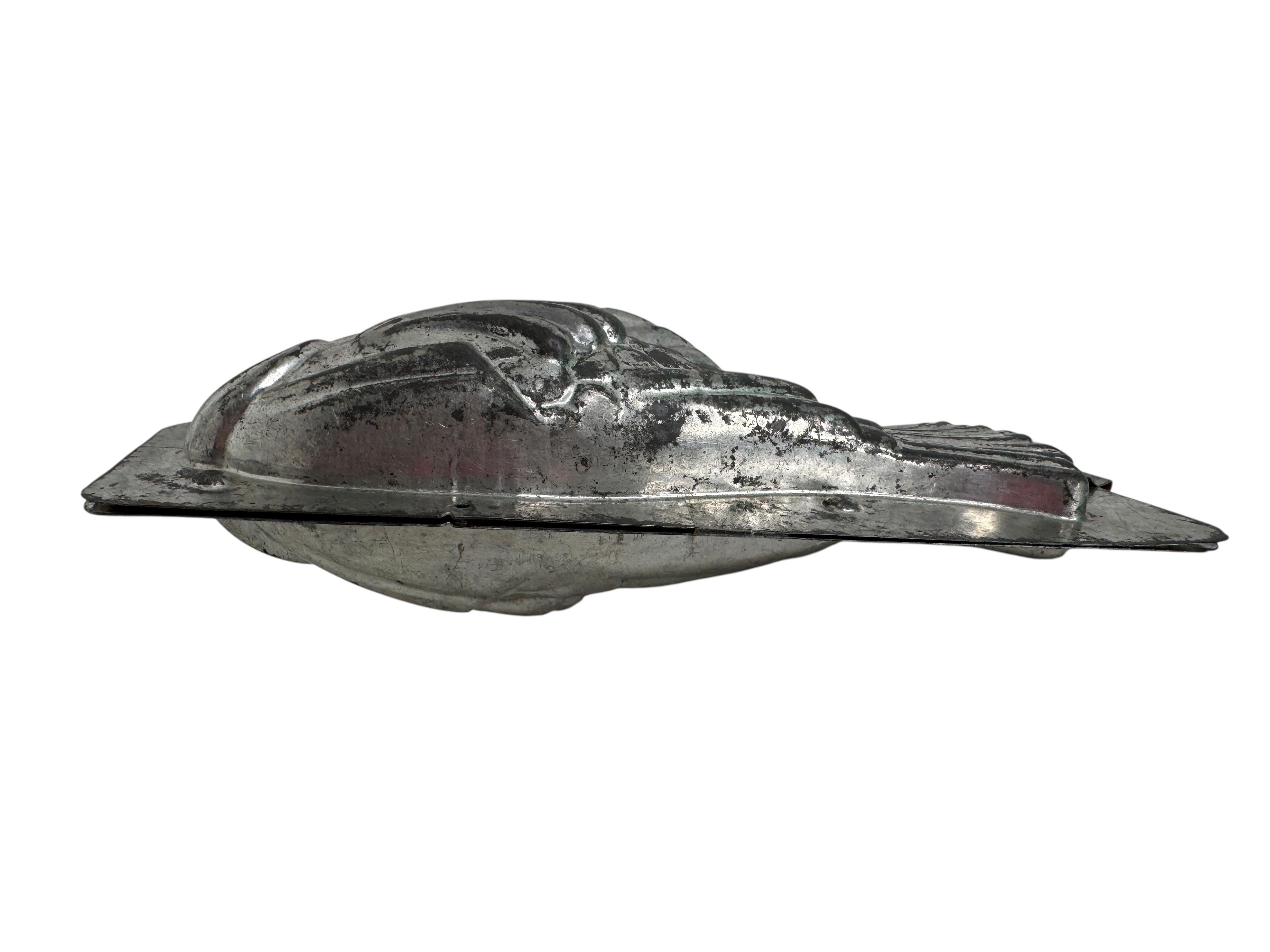 Beautiful Cute Fish Dolphin Chocolate Mold Antique 1920s, France For Sale 1