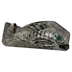 Beautiful Cute Fish Dolphin Chocolate Mold Antique 1920s, France