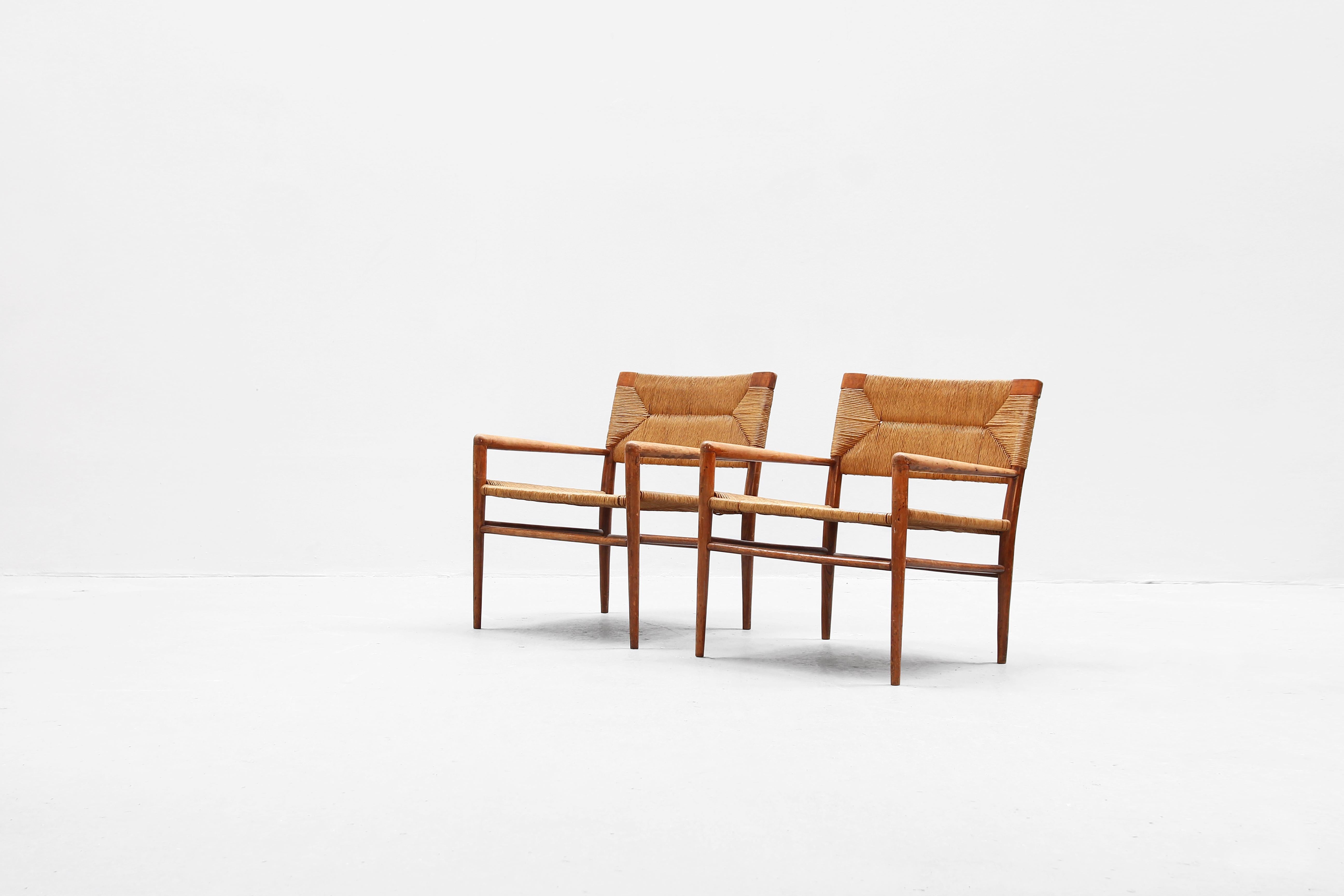 American Craftsman Pair of American Lounge Chairs by Mel Smilow for Smilow-Thielle 1950ies