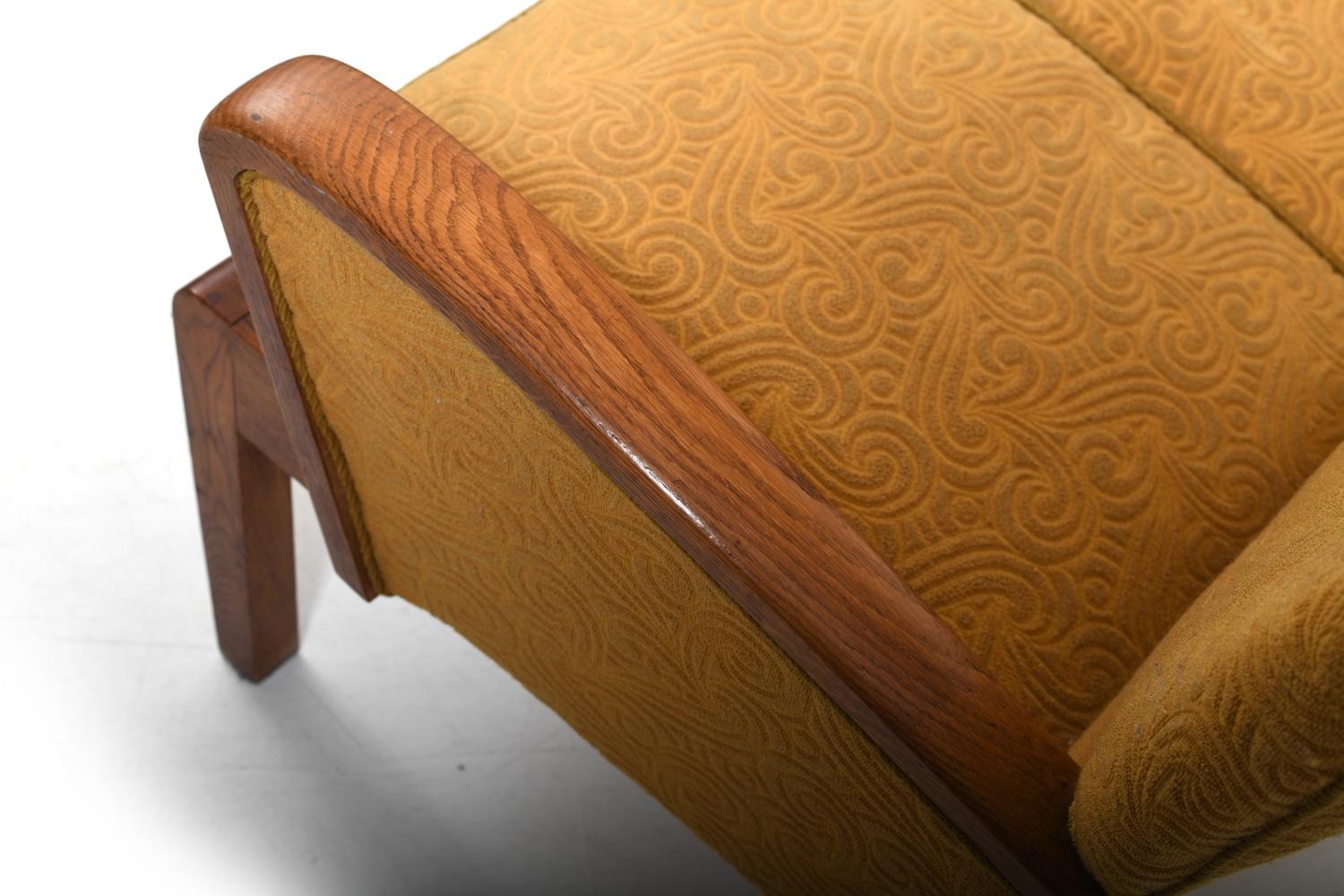 Bellissimo divano danese Art Deco anni '30 in Oak in vendita 2