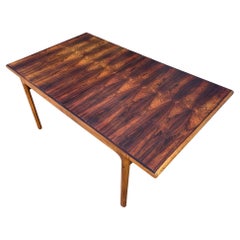 Beautiful Danish Modern Midcentury Rosewood and Teak Dining Table