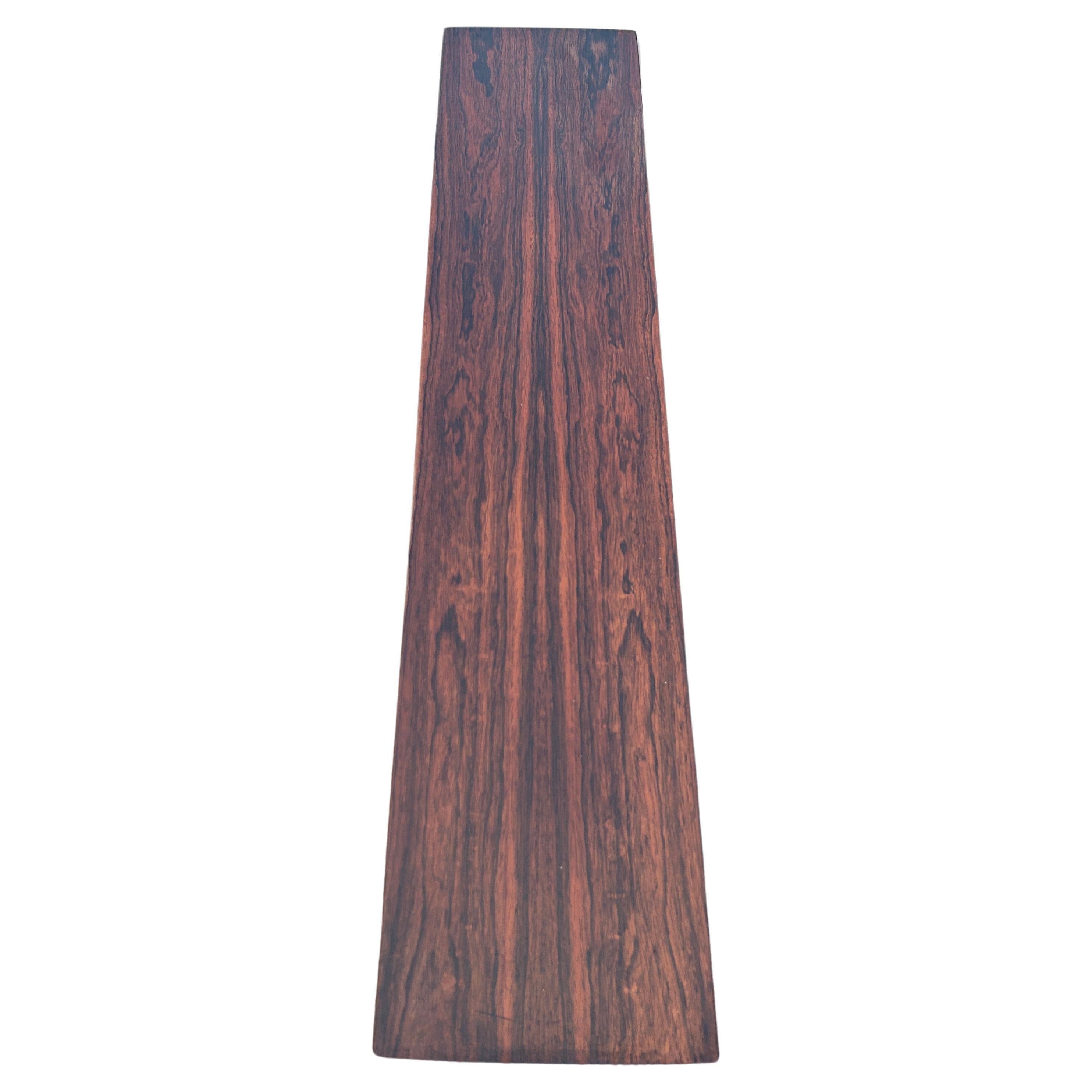 Mid-20th Century Beautiful Danish modern rosewood oval folding drop leaf dining table For Sale