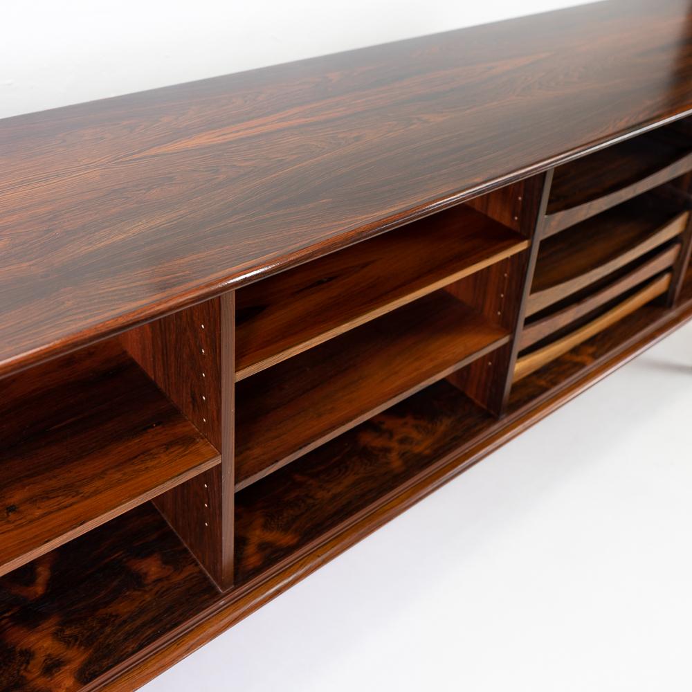 Beautiful Danish Sideboard by H. Kjaernulf for Bruno Hansen, 1960s In Good Condition In Renens, CH