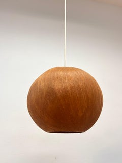 Beautiful Design Midcentury Cocoon Resin Pendant, 1950s