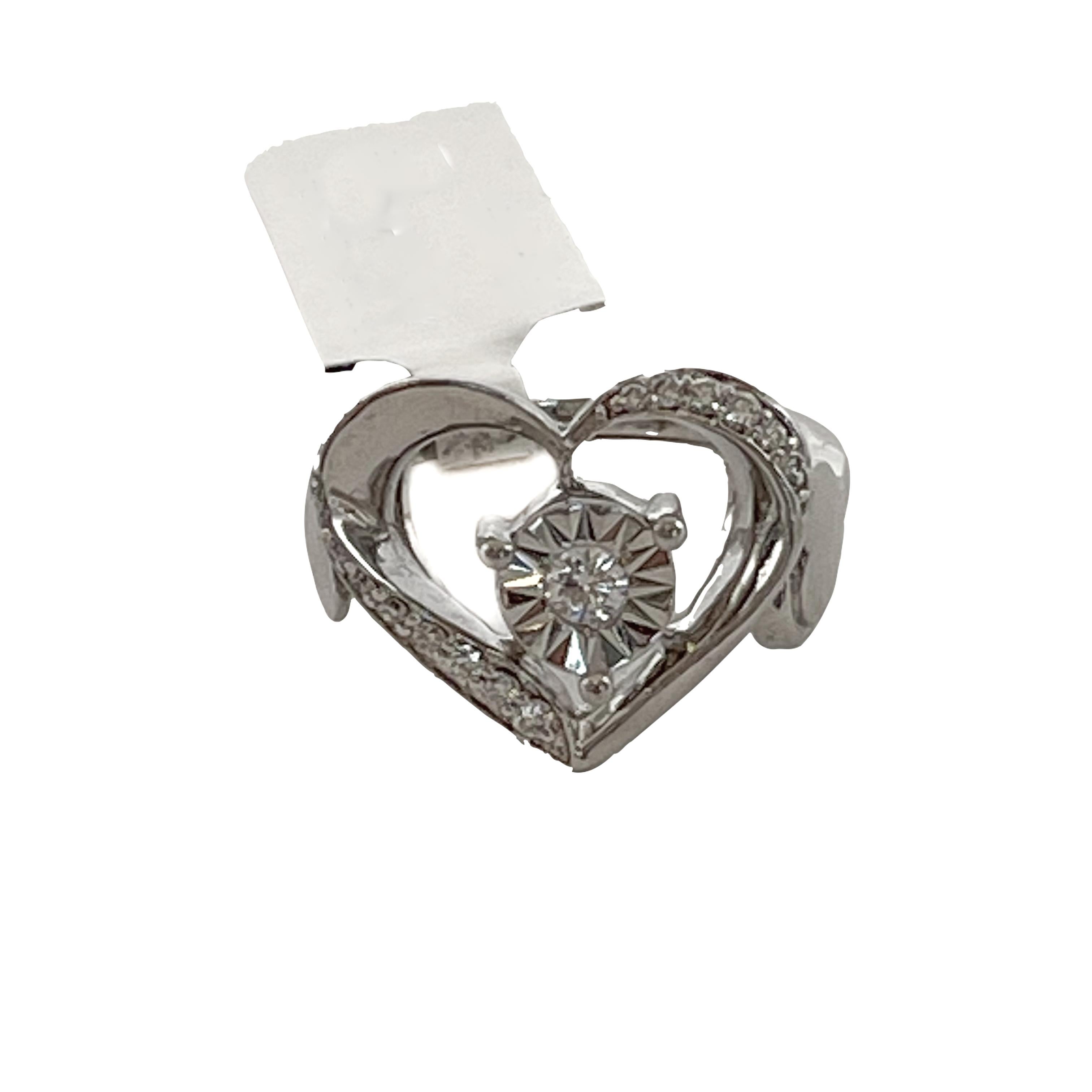Diamond heart ring .35 carats 
