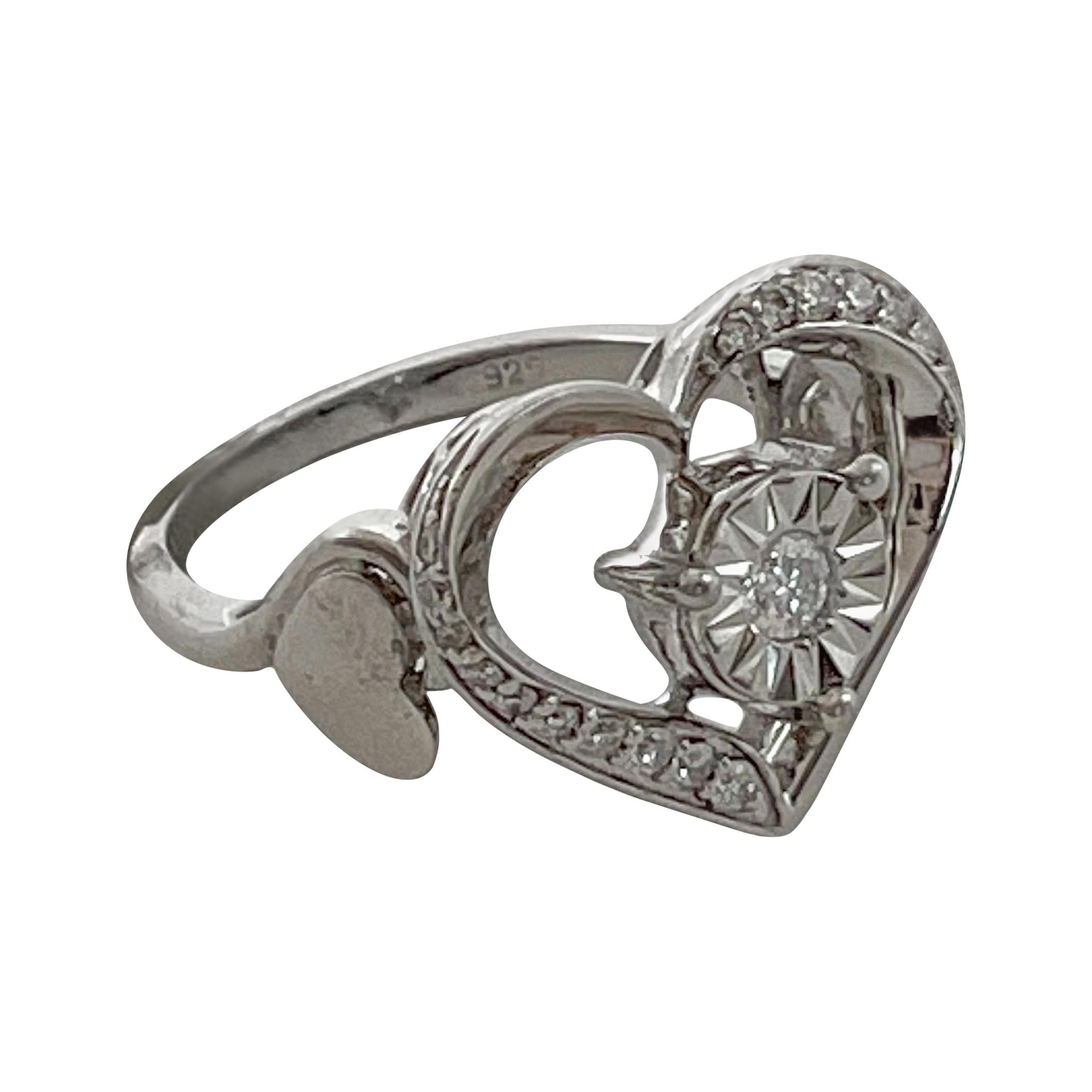 Locked in Embrace Diamond Heart Locket Ring at 1stDibs