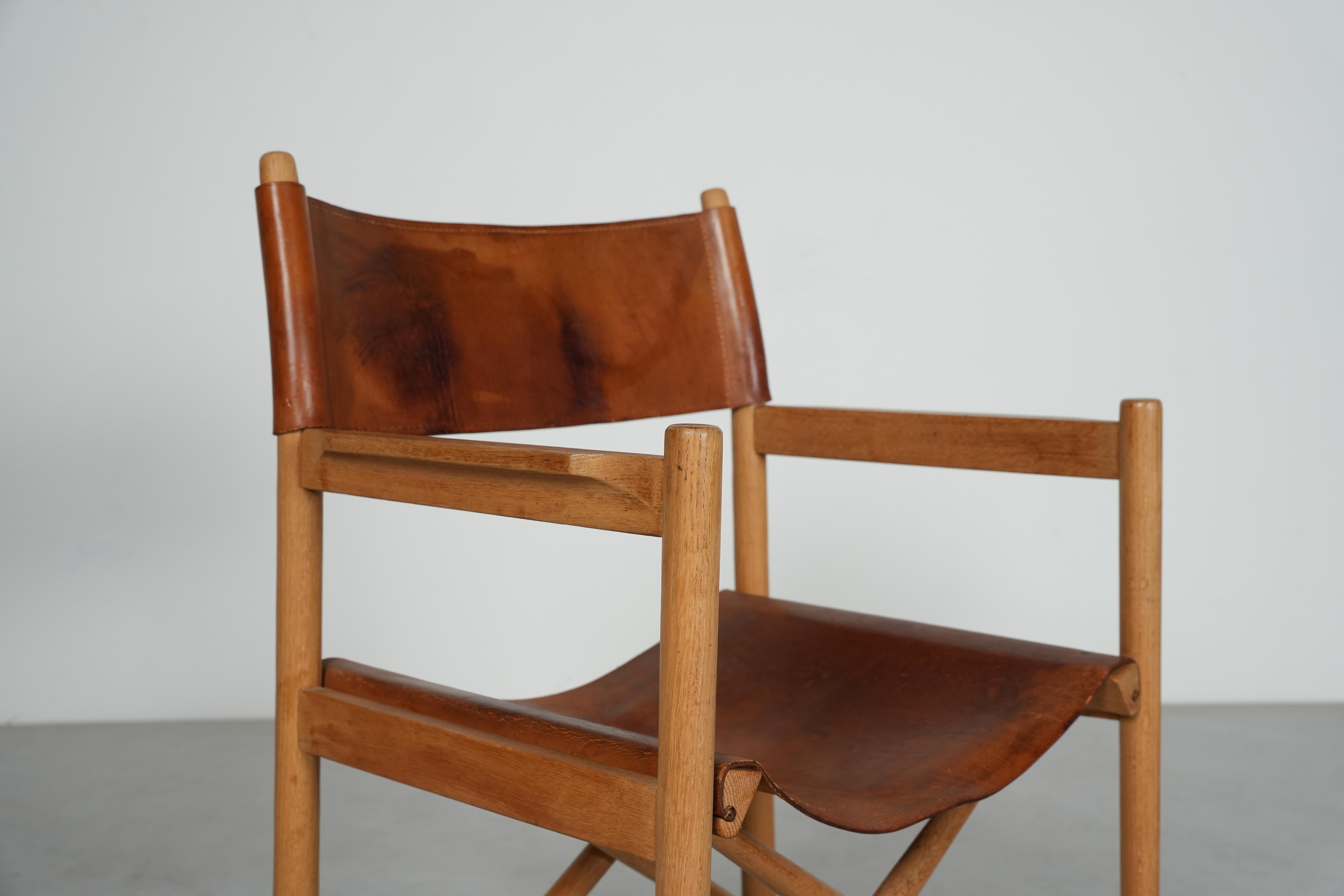 Schöner Director's Chair von Kurt Culetto für Horgen Glarus (Messing) im Angebot