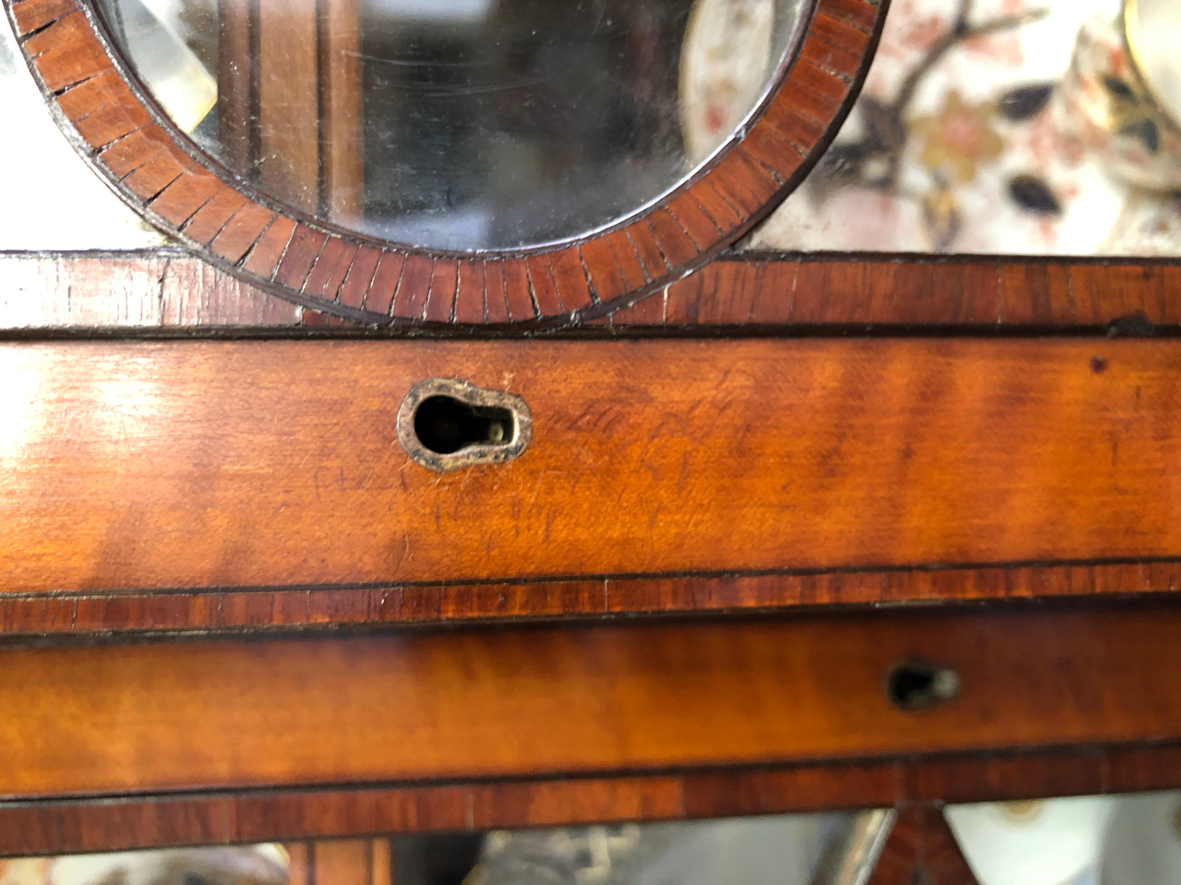 Fruitwood Beautiful Display Cabinet in the Style of Mayhew and Ince For Sale