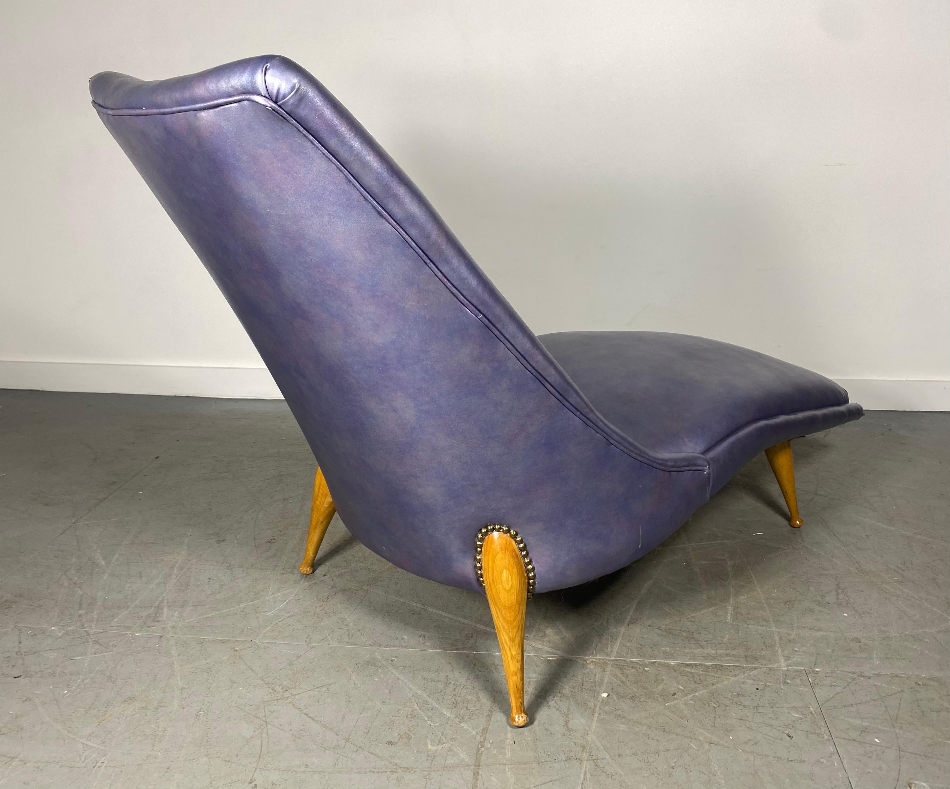 Chaise longue 'BEAUTIFUL DREAMER' par BEN SEIBEL, USA 1950S...RARE Bon état - En vente à Buffalo, NY