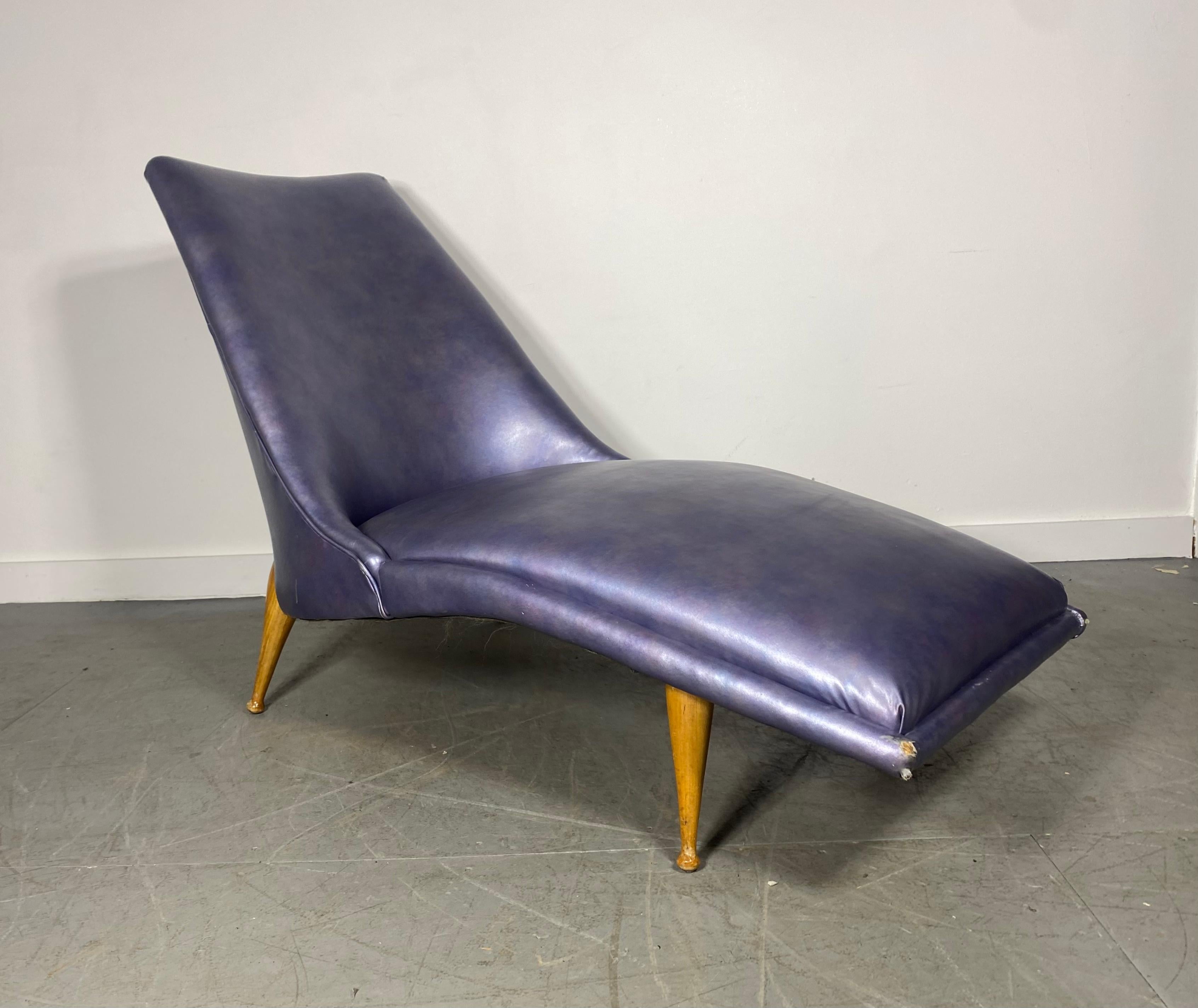 Chaise Lounge 'BEAUTIFUL DREAMER' di BEN SEIBEL, USA 1950S...RARO in vendita 2