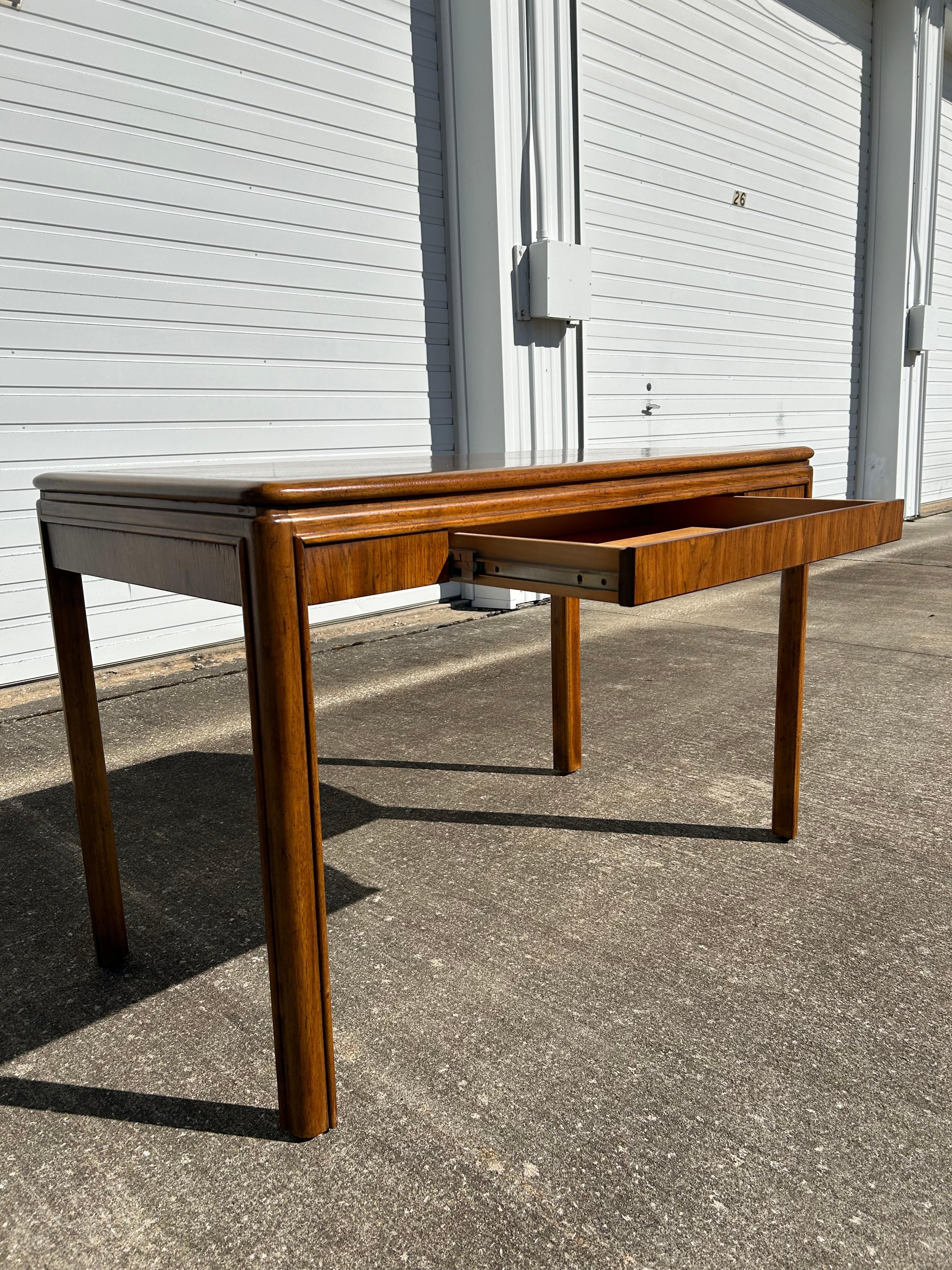 Mid-Century Modern Beautiful Drexel Passage Writing Table or Desk with Drawer