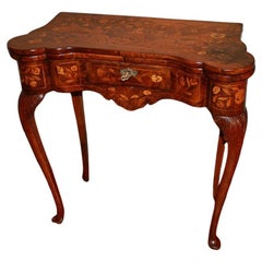 Antique Beautiful Dutch Chippendale card table, Late 18th Century