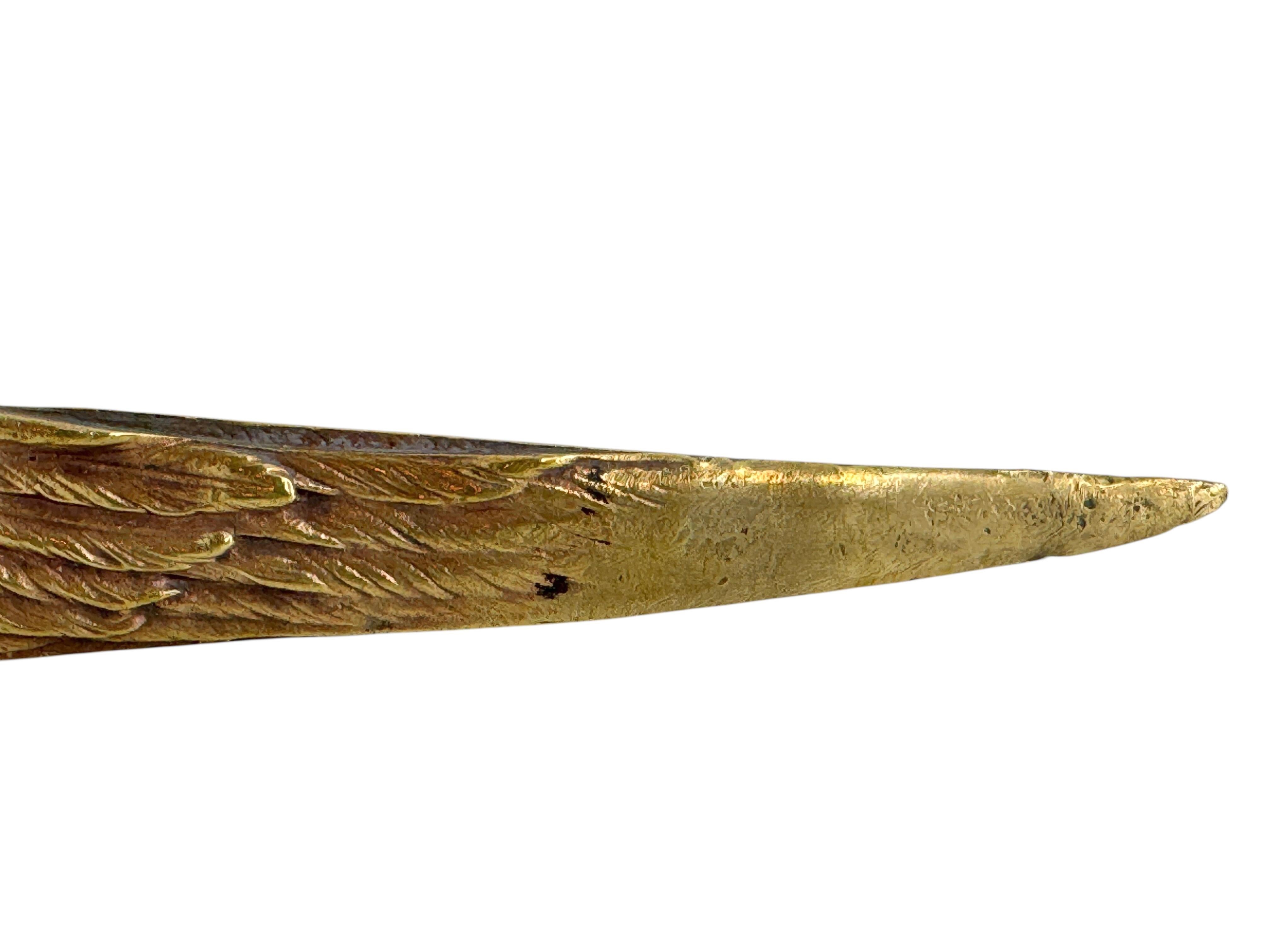 Schöner Adler Authentic French Art Nouveau Brieföffner Antique 1900s (Art nouveau) im Angebot