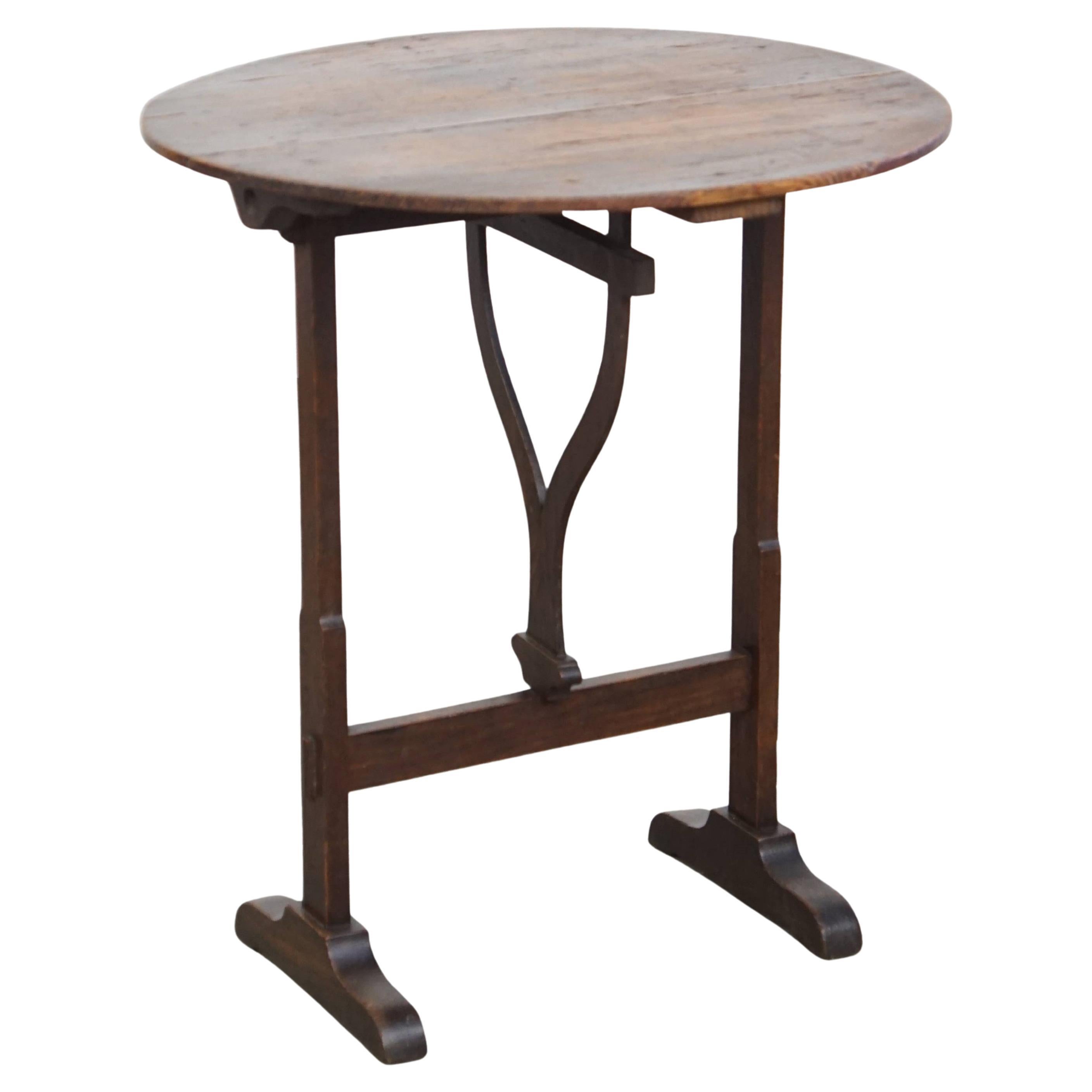 Beautiful Early 19th-Century French Antique Wine/Folding Table