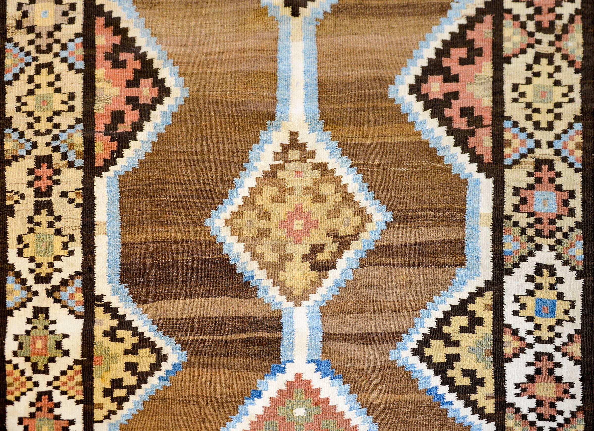 Kilim Beautiful Early 20th Century Antique Shahseven Runner