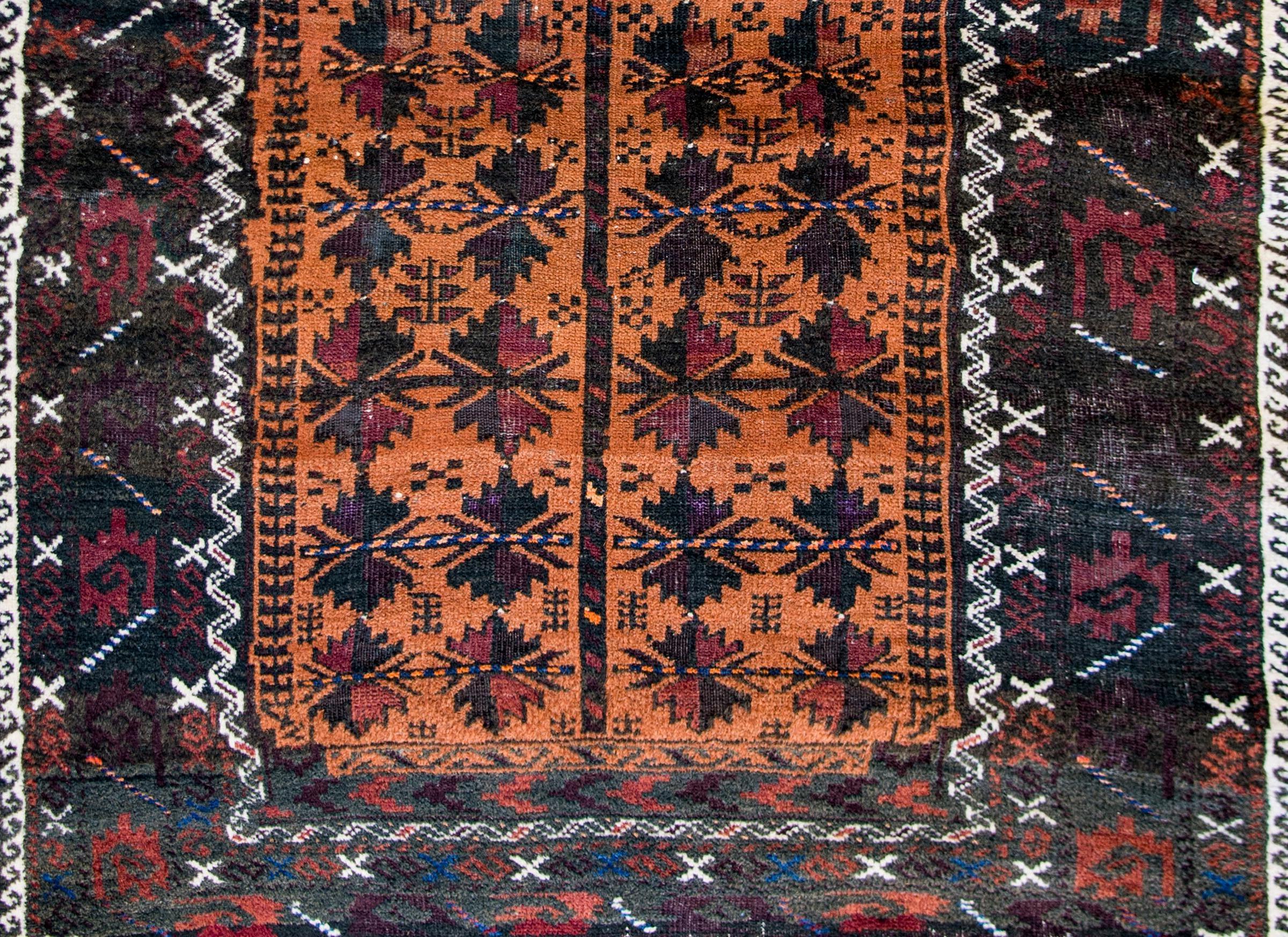 Tribal Beautiful Early 20th Century Baluch Prayer Rug For Sale