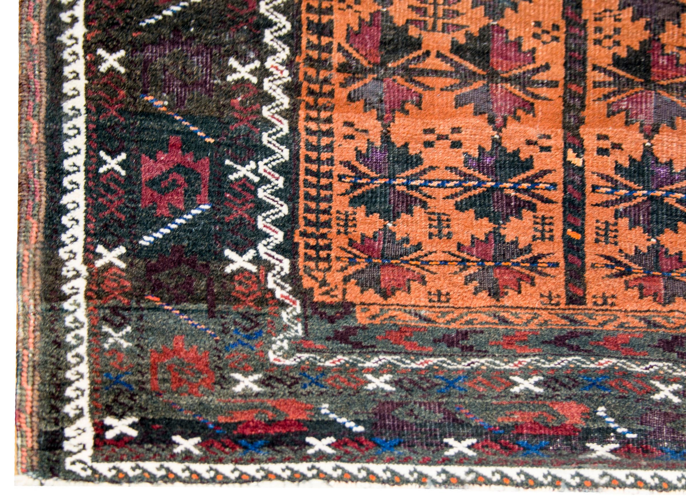 Persian Beautiful Early 20th Century Baluch Prayer Rug For Sale