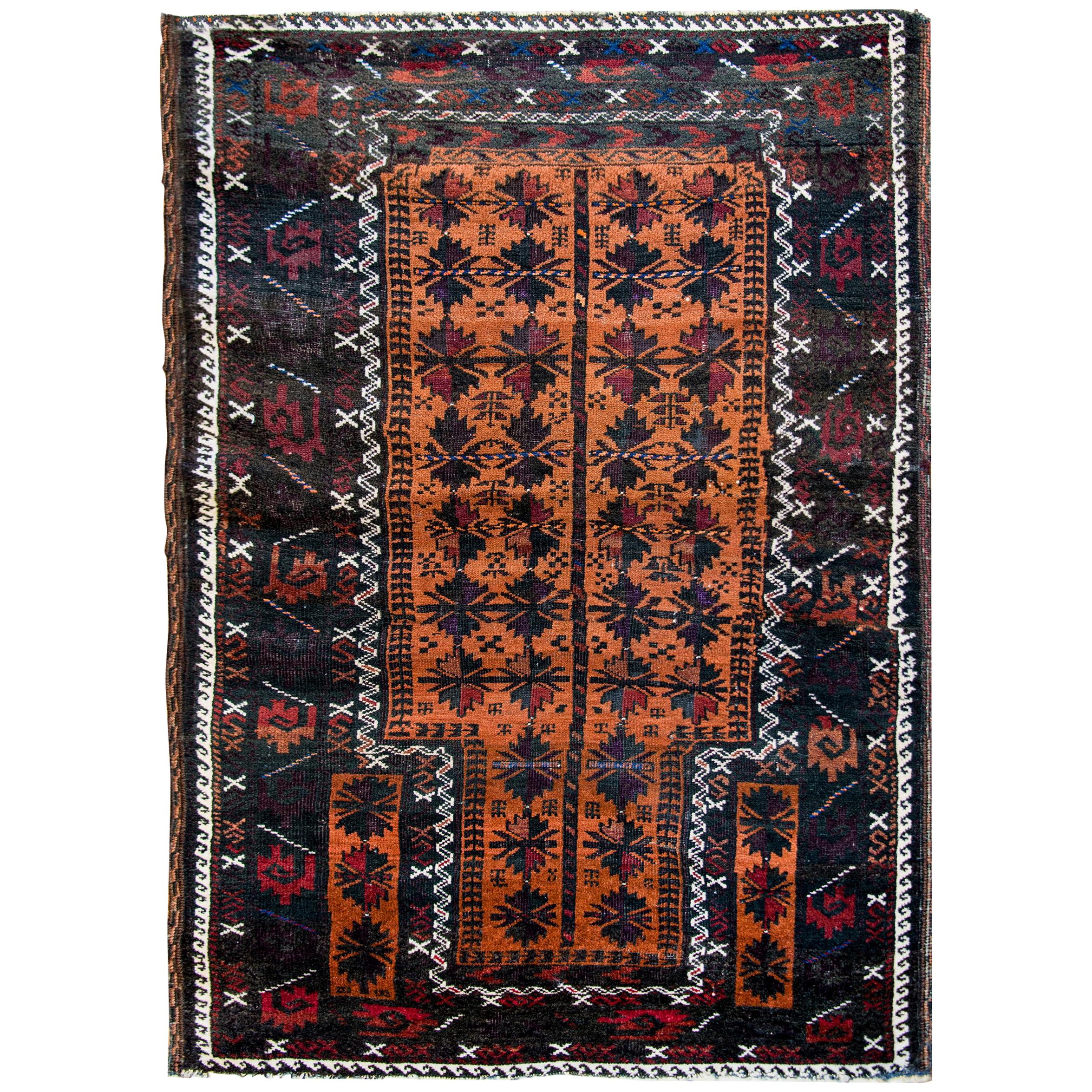 Beautiful Early 20th Century Baluch Prayer Rug For Sale