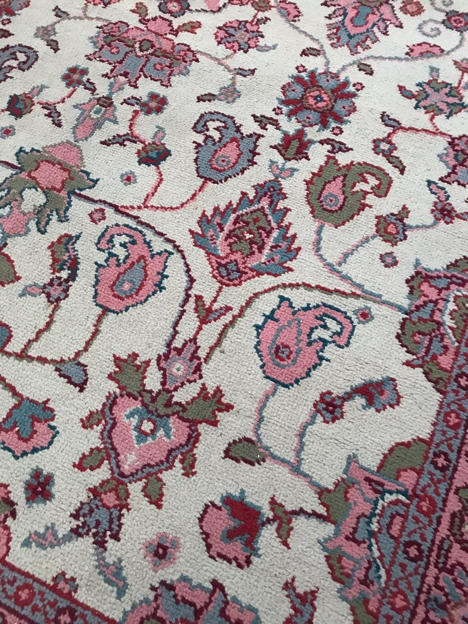 Hand-Knotted Bobyrug’s Beautiful Early 20th Century European Smyrne Design Rug For Sale