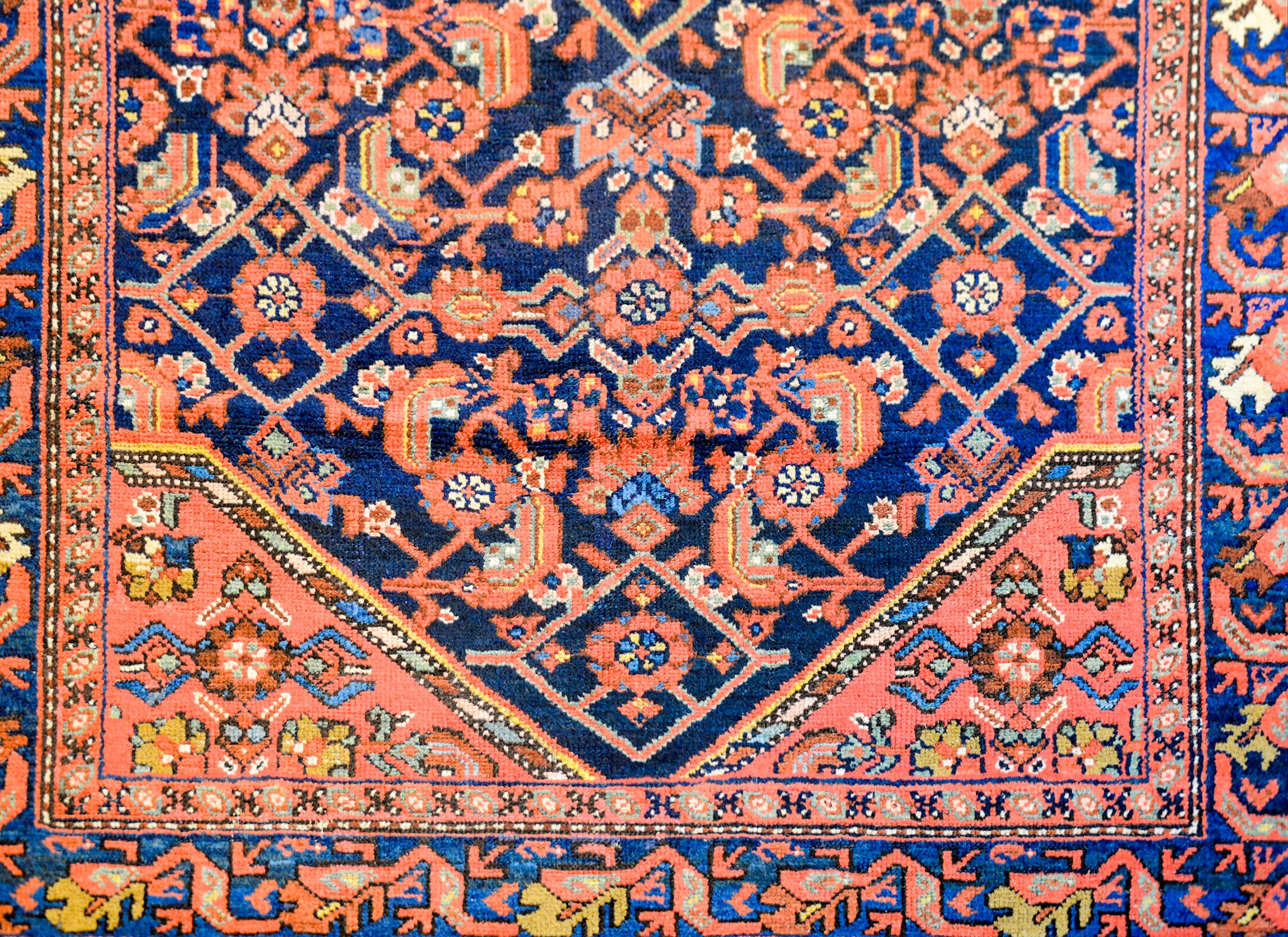 Vegetable Dyed Beautiful Early 20th Century Hamadan Rug For Sale