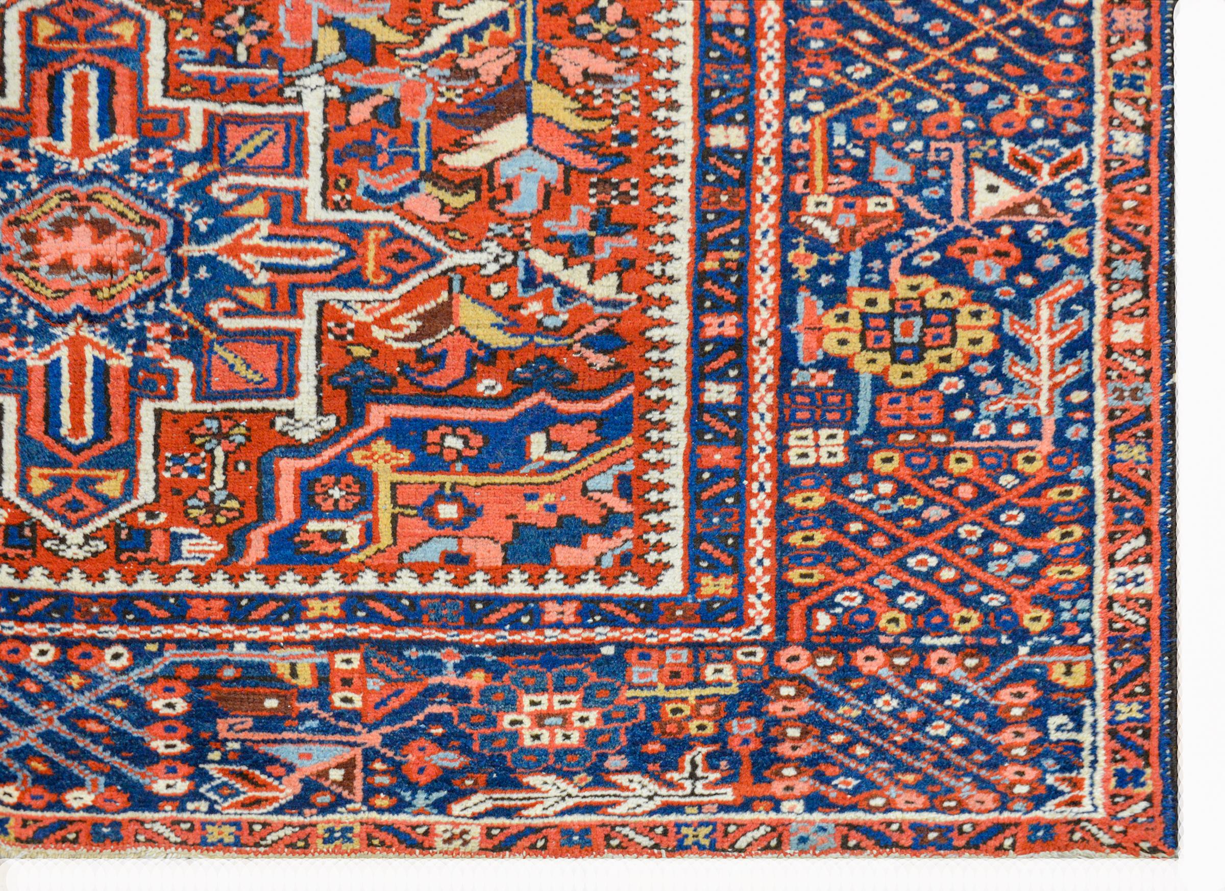Magnifique tapis Karajeh du début du XXe siècle en vente 2