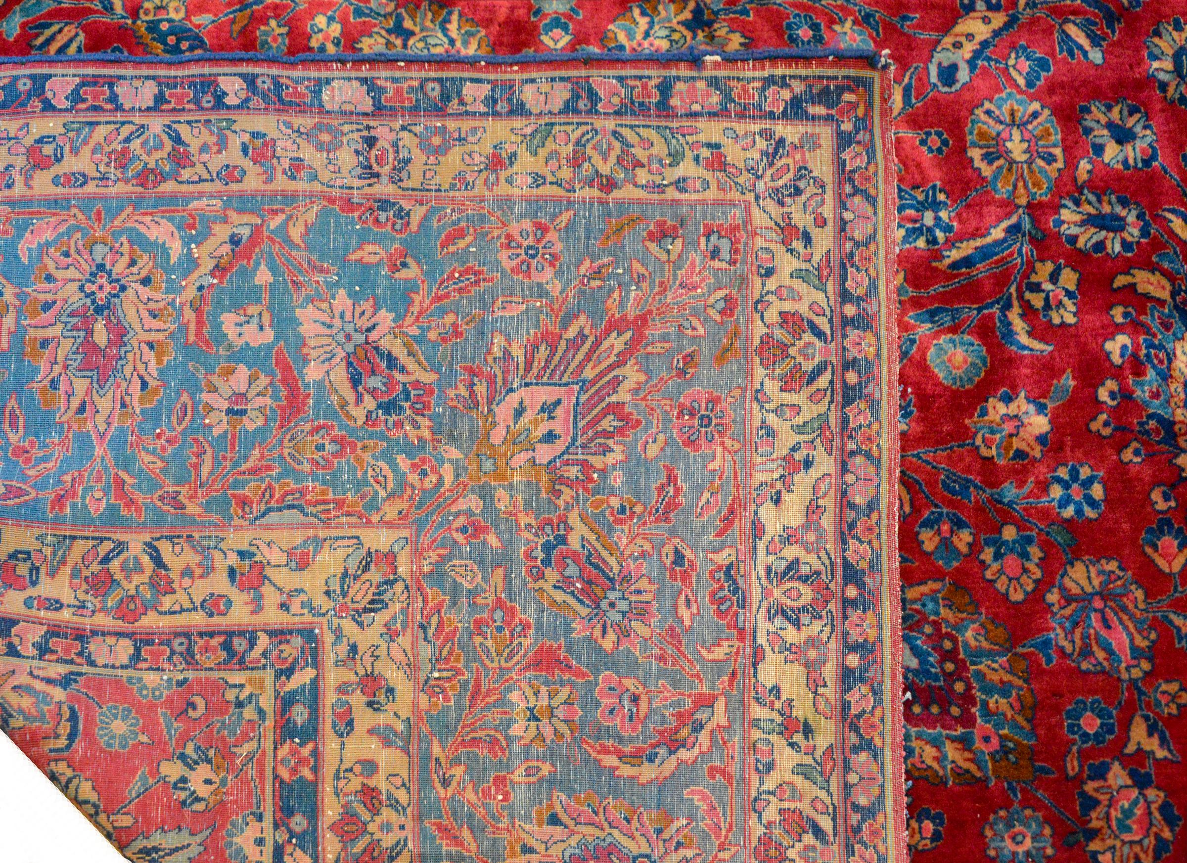 Beautiful Early 20th Century Kashan Rug For Sale 4