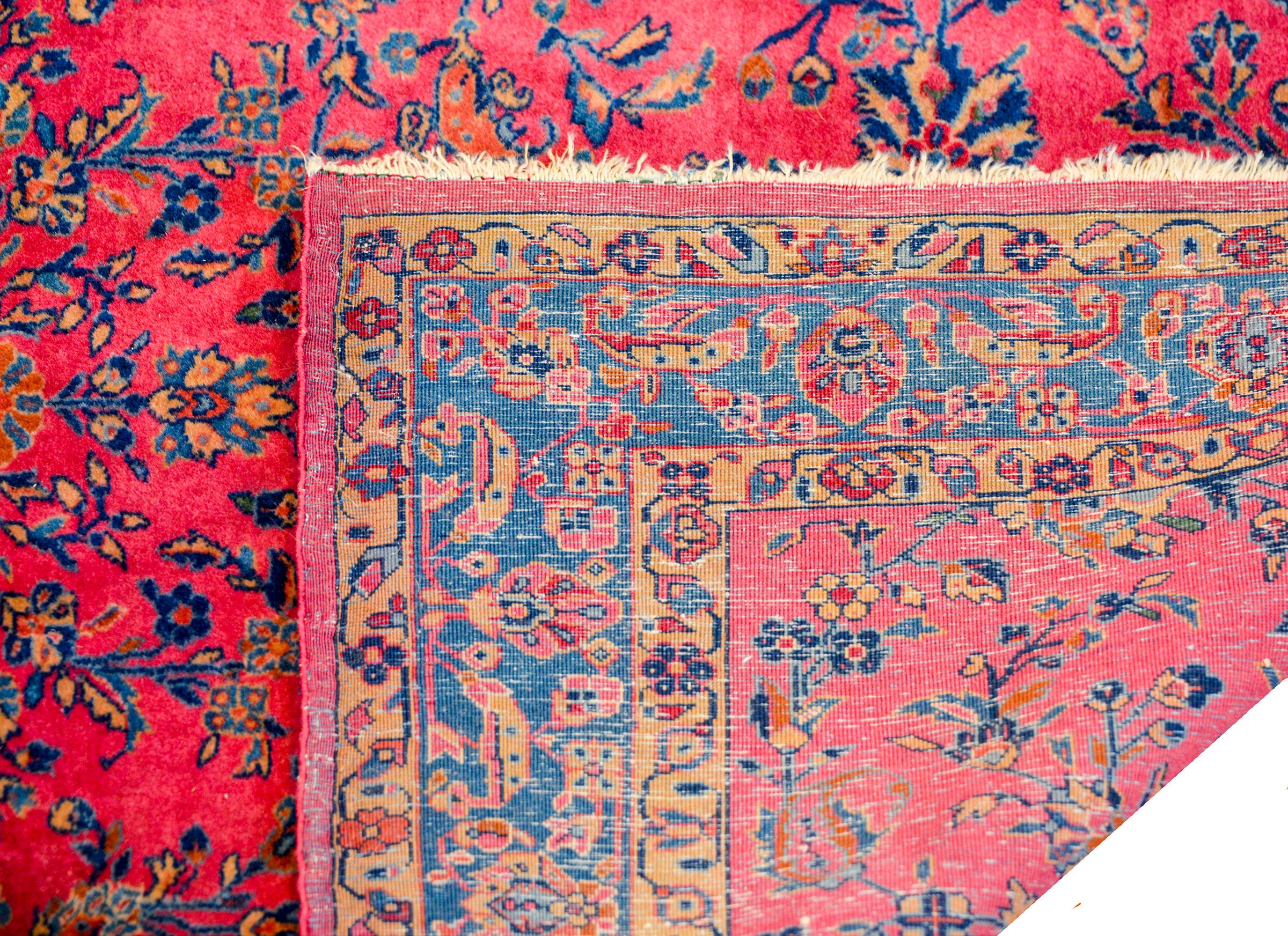 Inizio XX secolo Bellissimo tappeto Kashan dei primi del Novecento in vendita