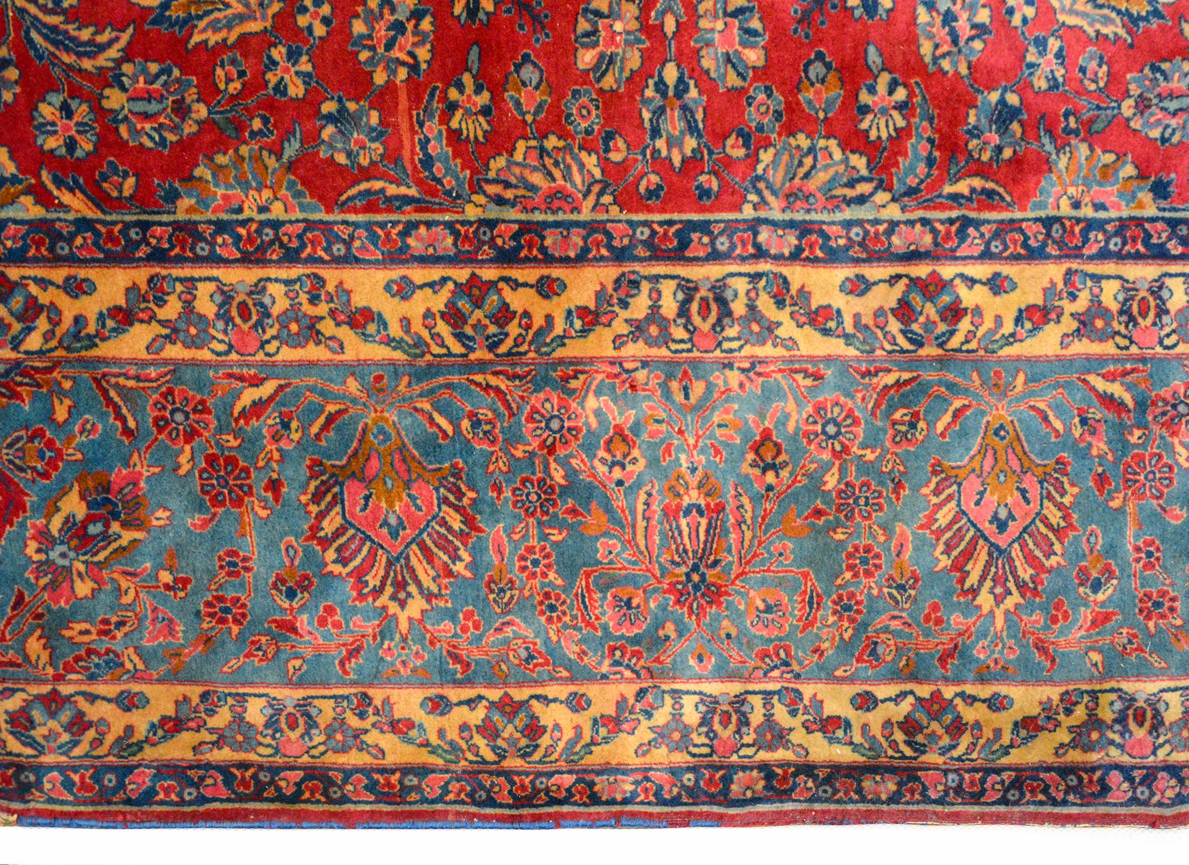 Beautiful Early 20th Century Kashan Rug For Sale 2