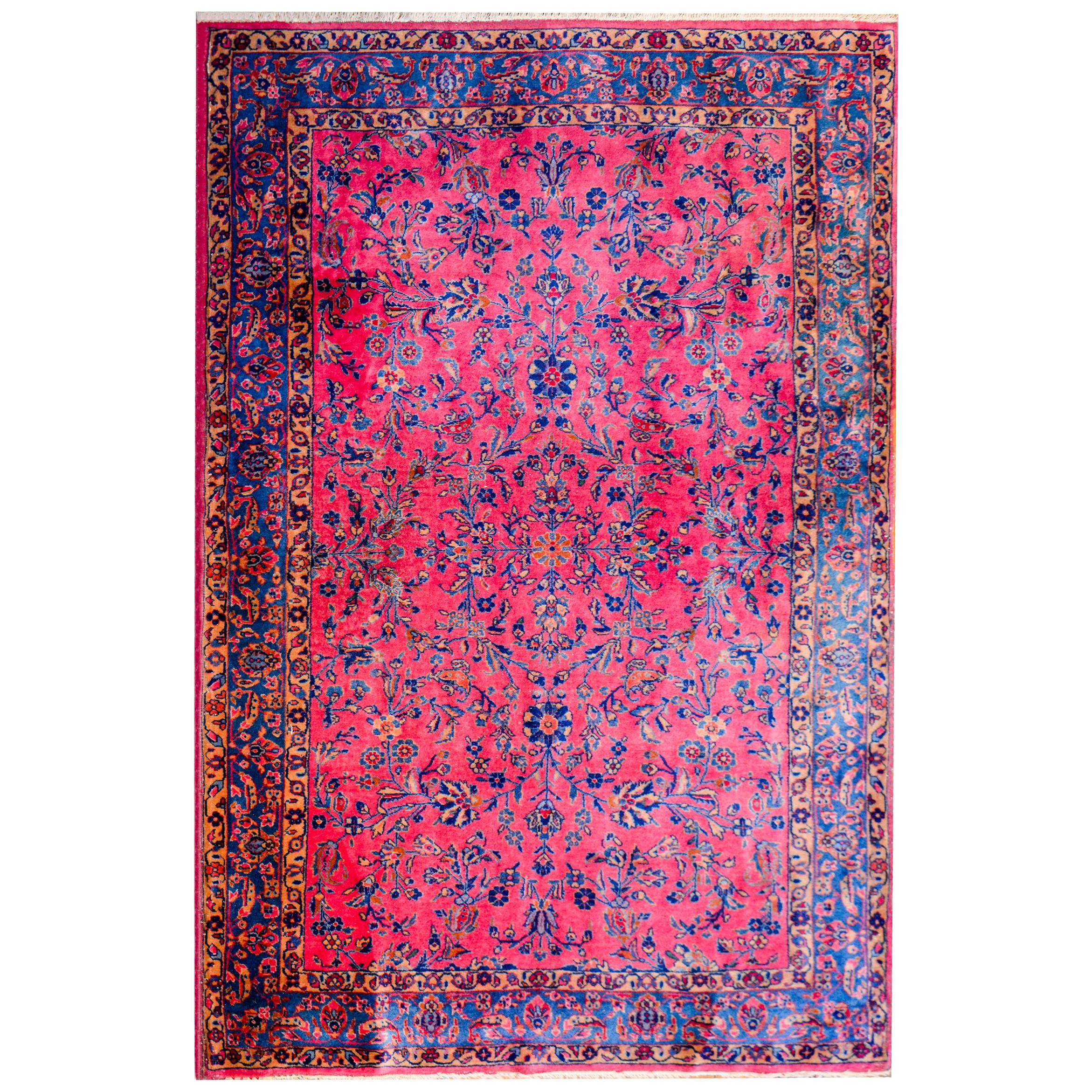 Beautiful Early 20th Century Kashan Rug For Sale