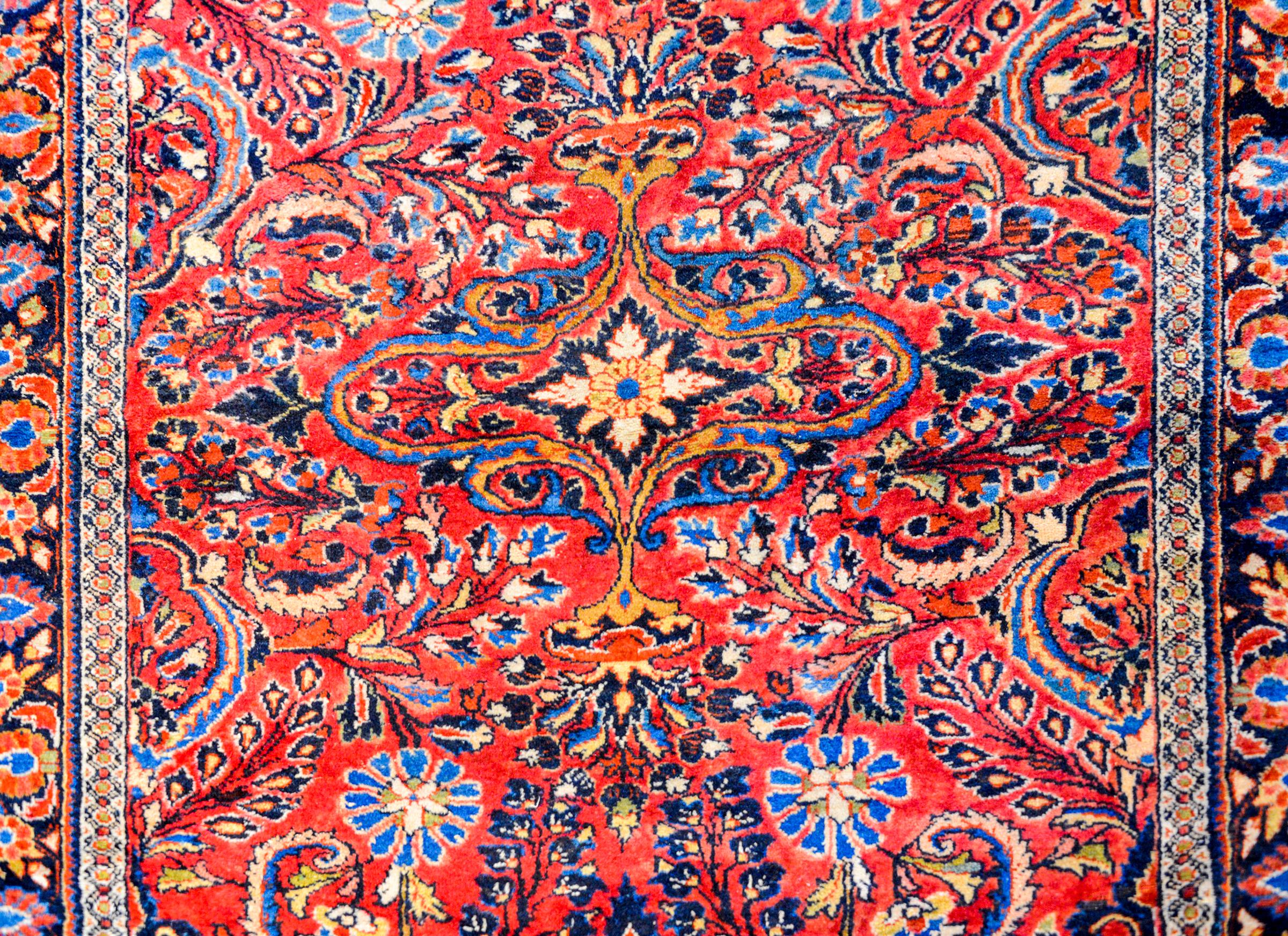 Persian Beautiful Early 20th Century Lilihan Rug For Sale