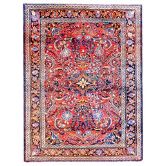 Vintage Beautiful Early 20th Century Lilihan Rug