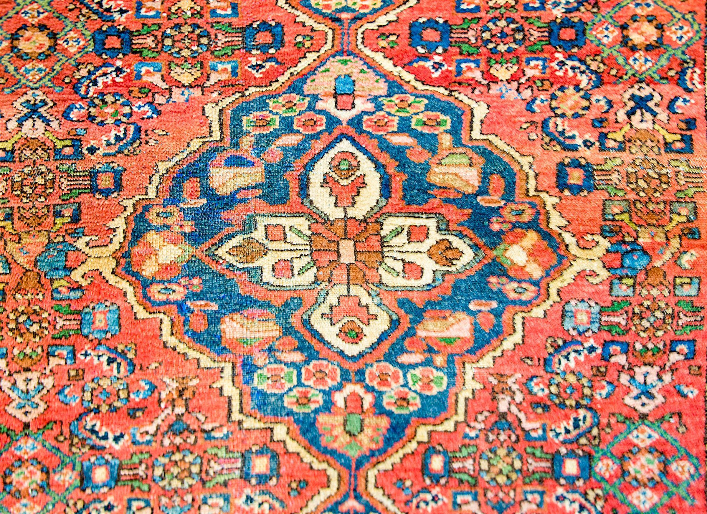 Vegetable Dyed Beautiful Early 20th Century Malayer Rug For Sale