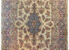 Bellissimo tappeto persiano Kirman dei primi del Novecento