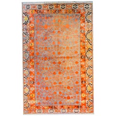 Magnifique tapis Samarghand du début du XXe siècle