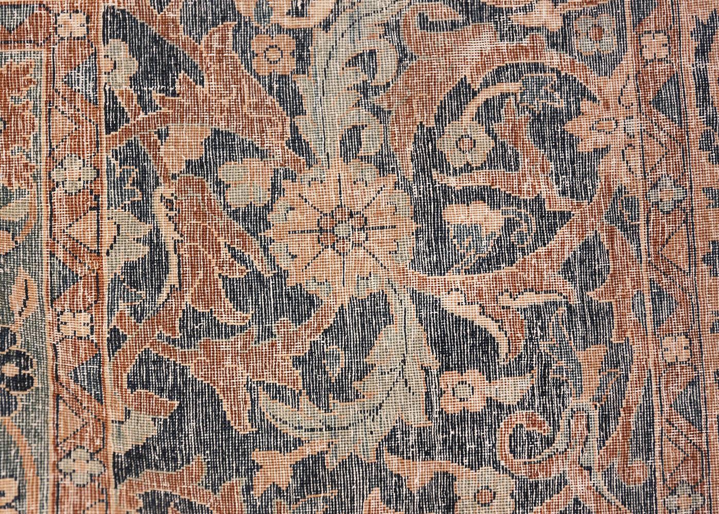 Beautiful Earth-Tone Oversized Antique Persian Kerman Carpet 2