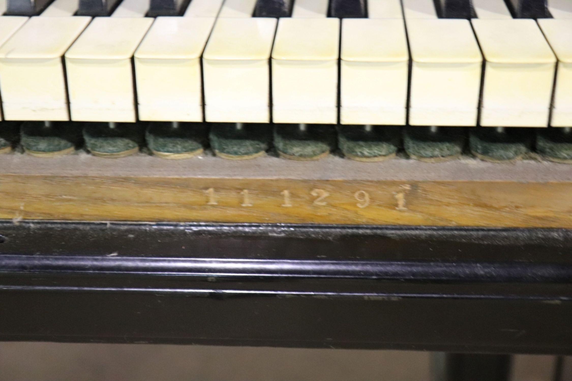 Beautiful Ebonized Steinway Model M Retouched Case Circa 1910 3