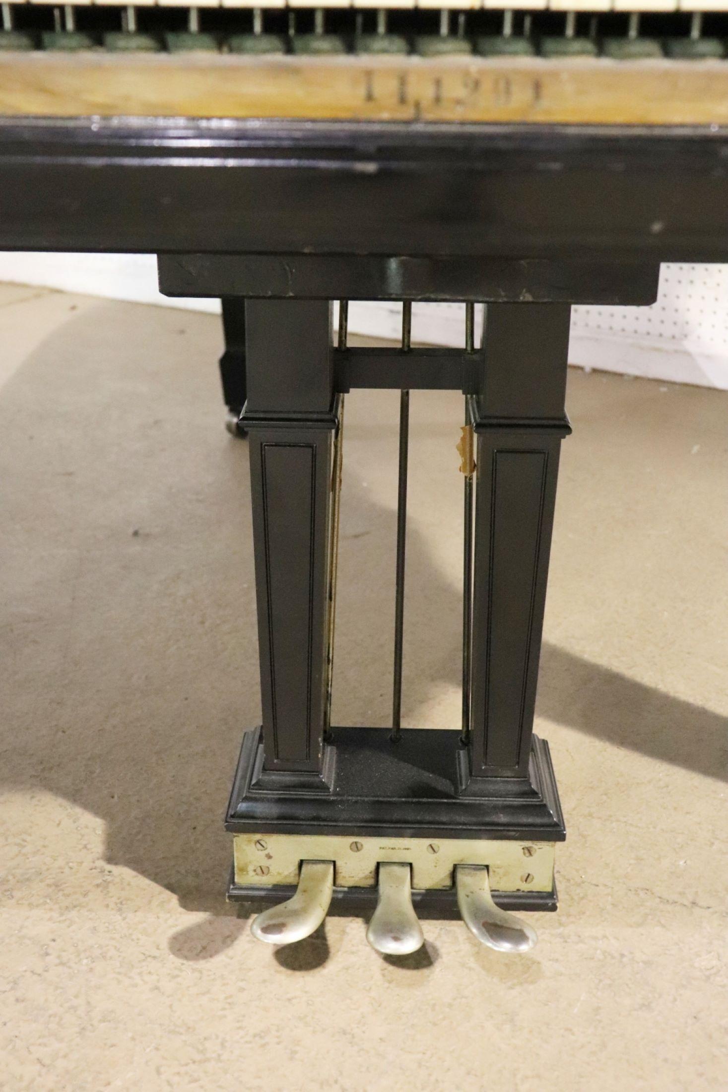 Beautiful Ebonized Steinway Model M Retouched Case Circa 1910 4