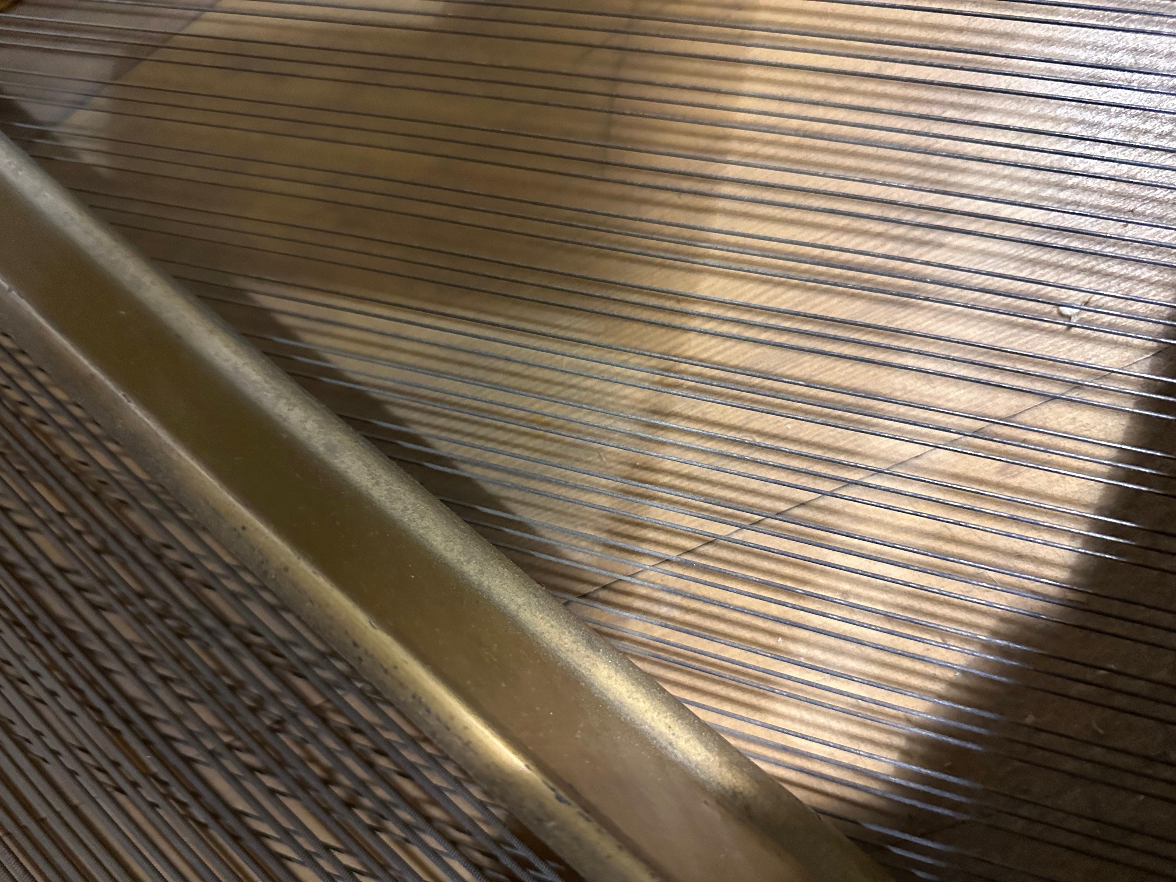 Beautiful Ebonized Steinway Model M Retouched Case Circa 1910 12