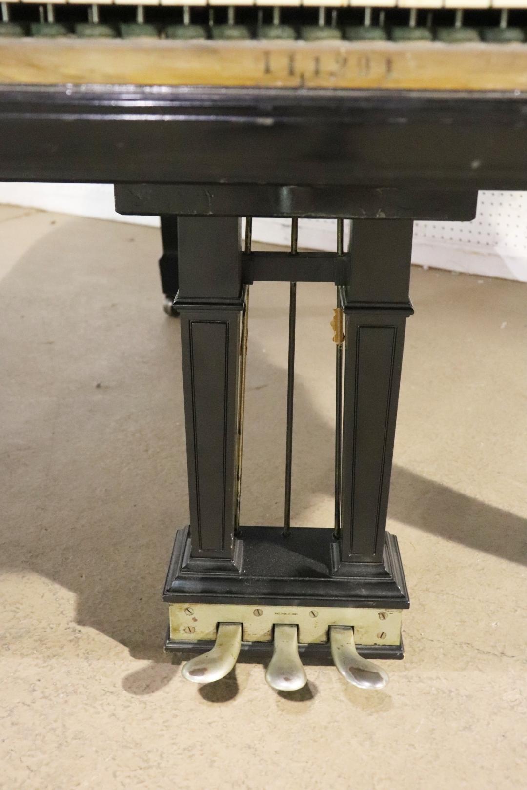 American Classical Beautiful Ebonized Steinway Model M Retouched Case Circa 1910